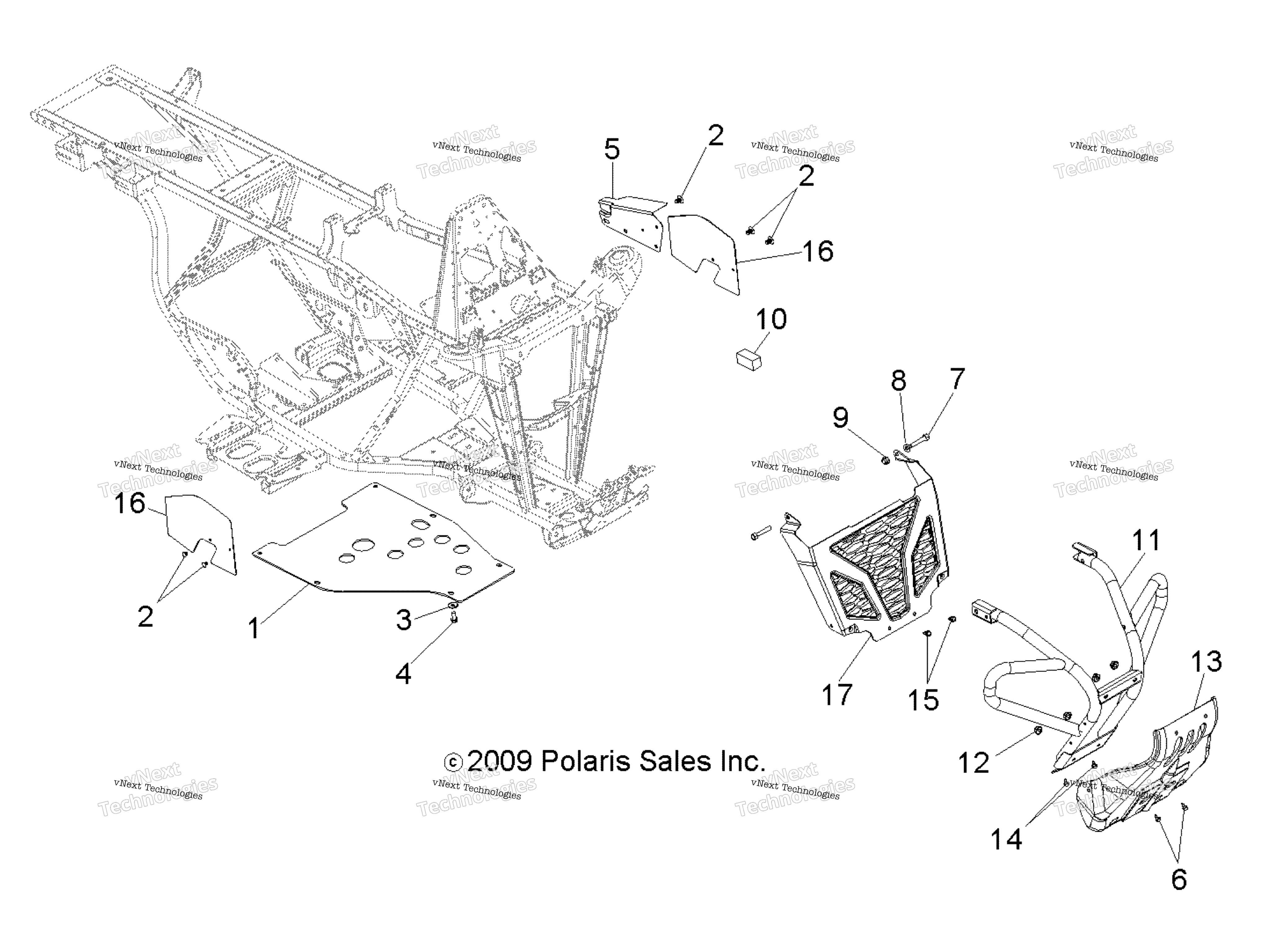 Chassis, передний Bumper