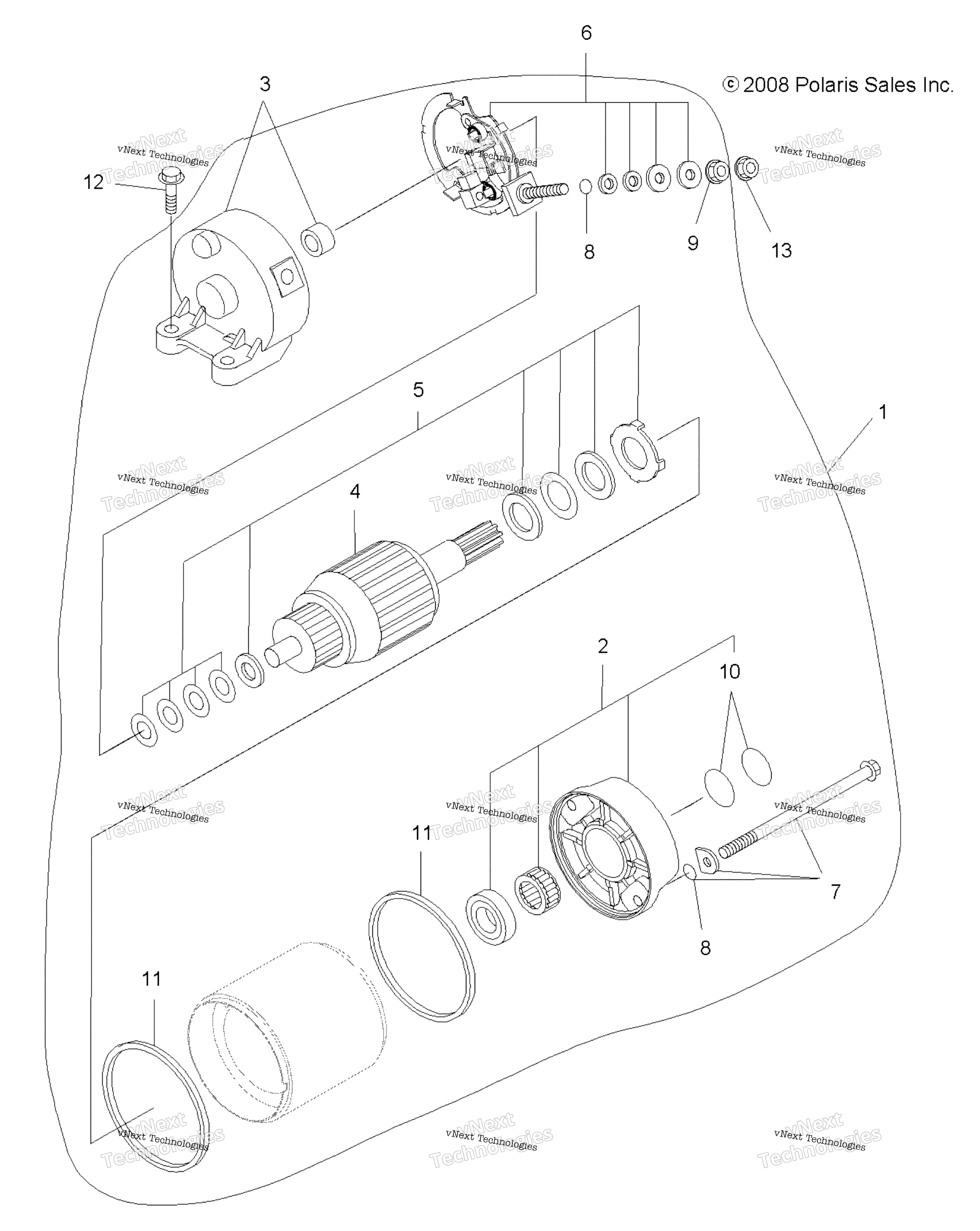Engine, Starting система