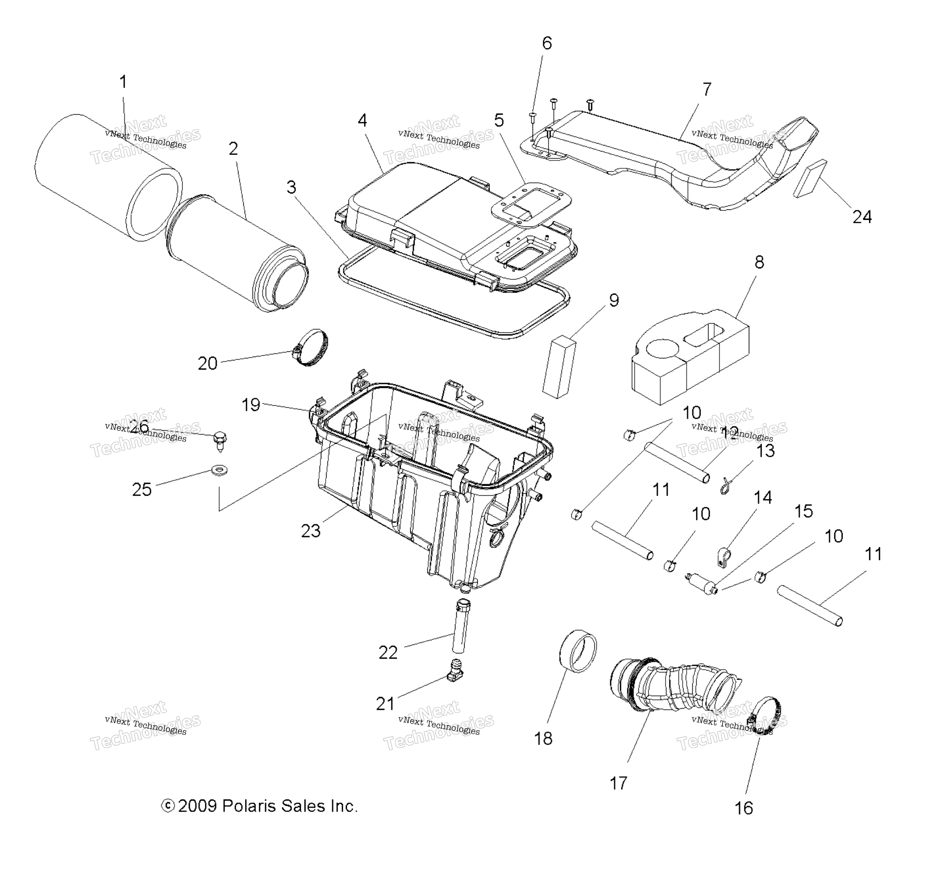 Двигатель, система впуска