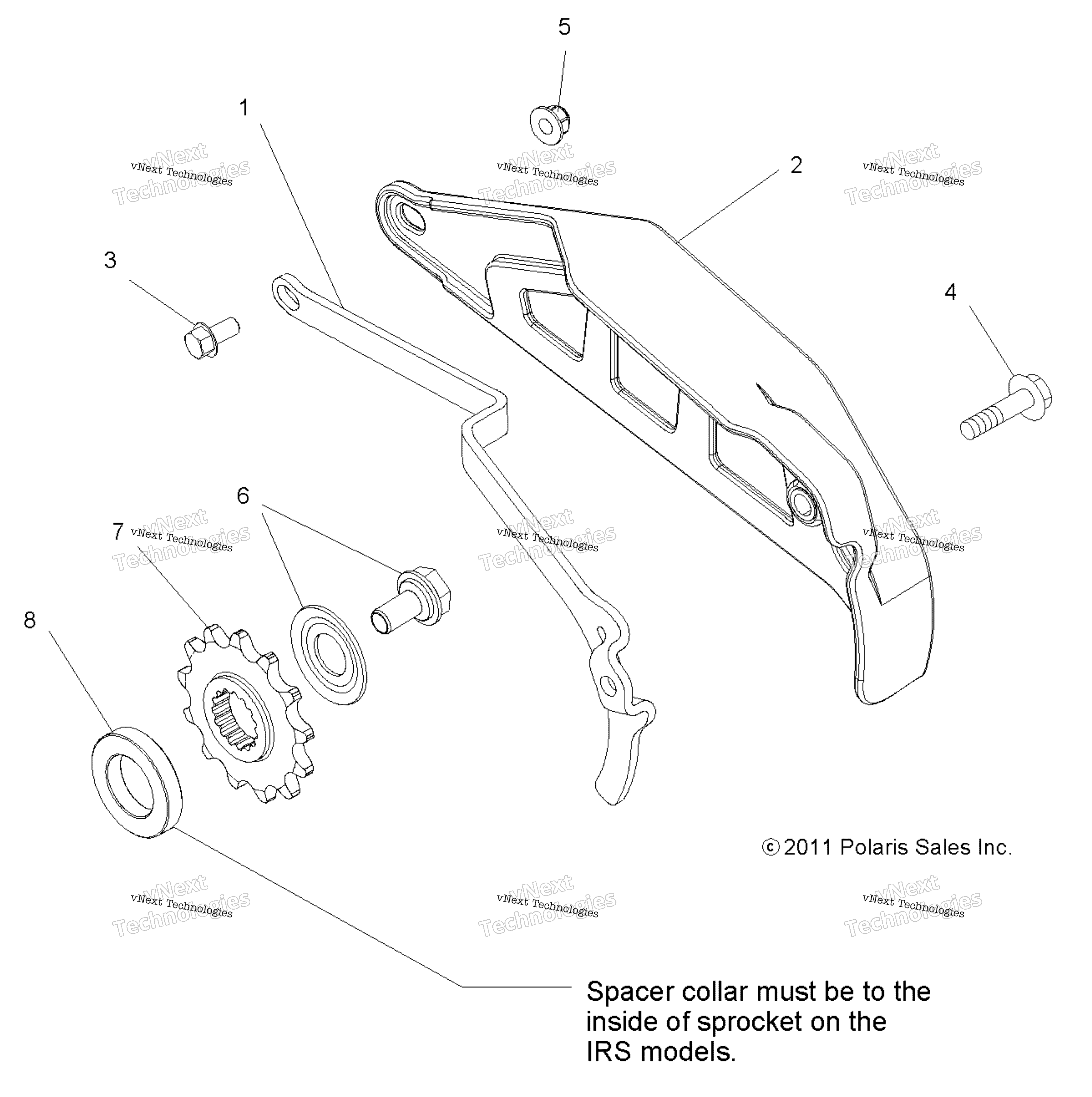 Привод Train, Front Sprocket Guard