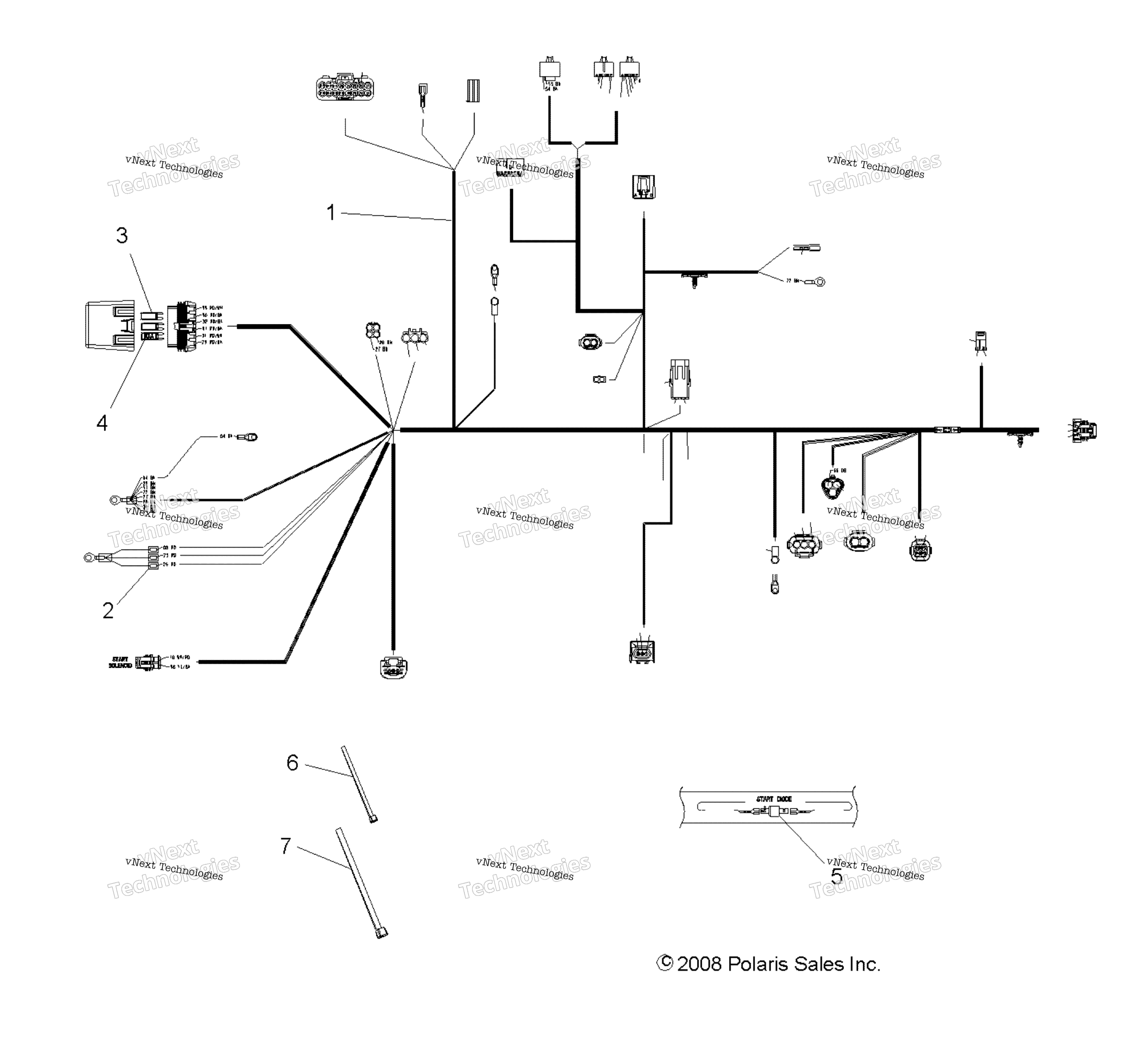 Electrical, провод Harnesses