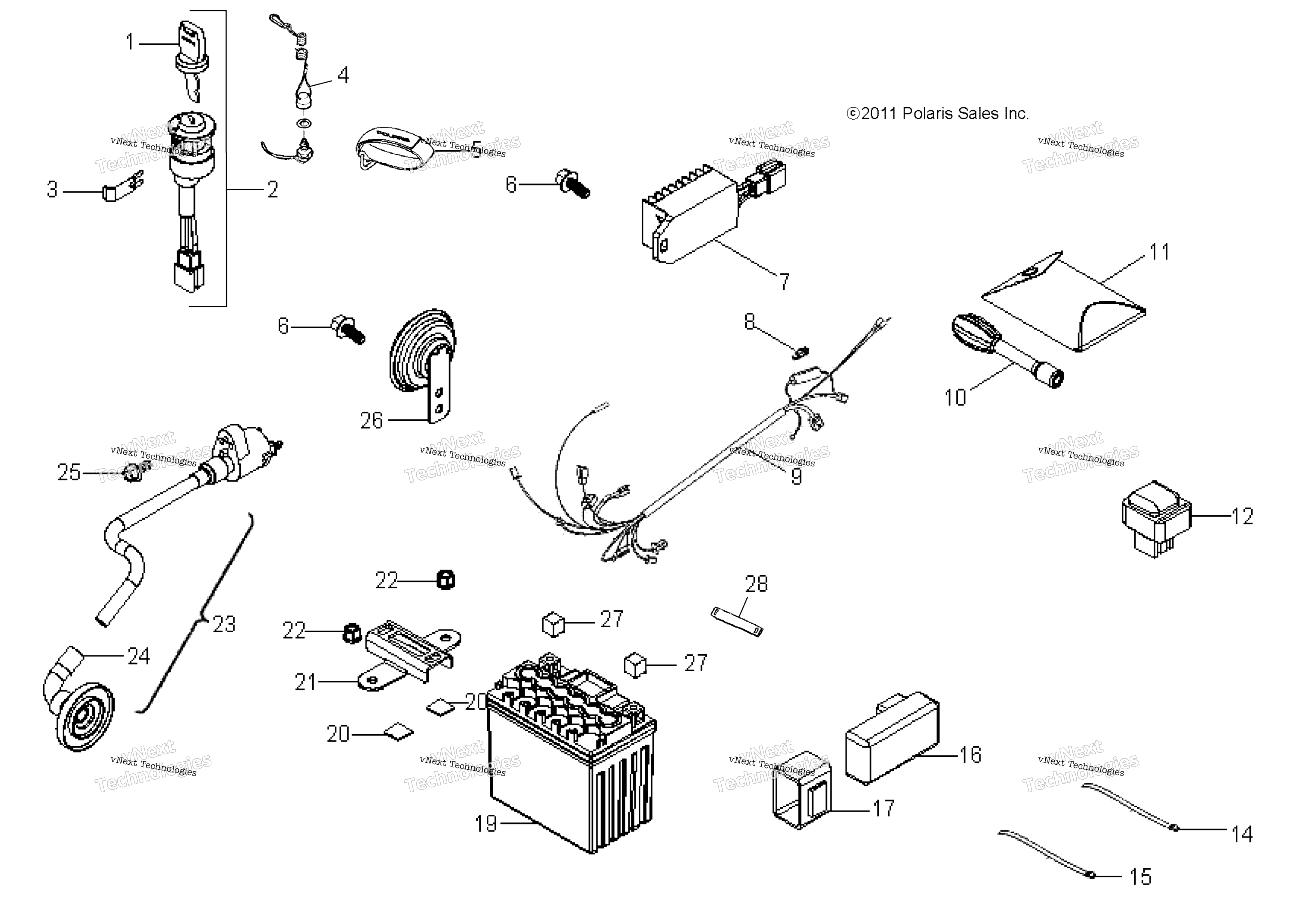 Electrical, Switches, жгут & Parts