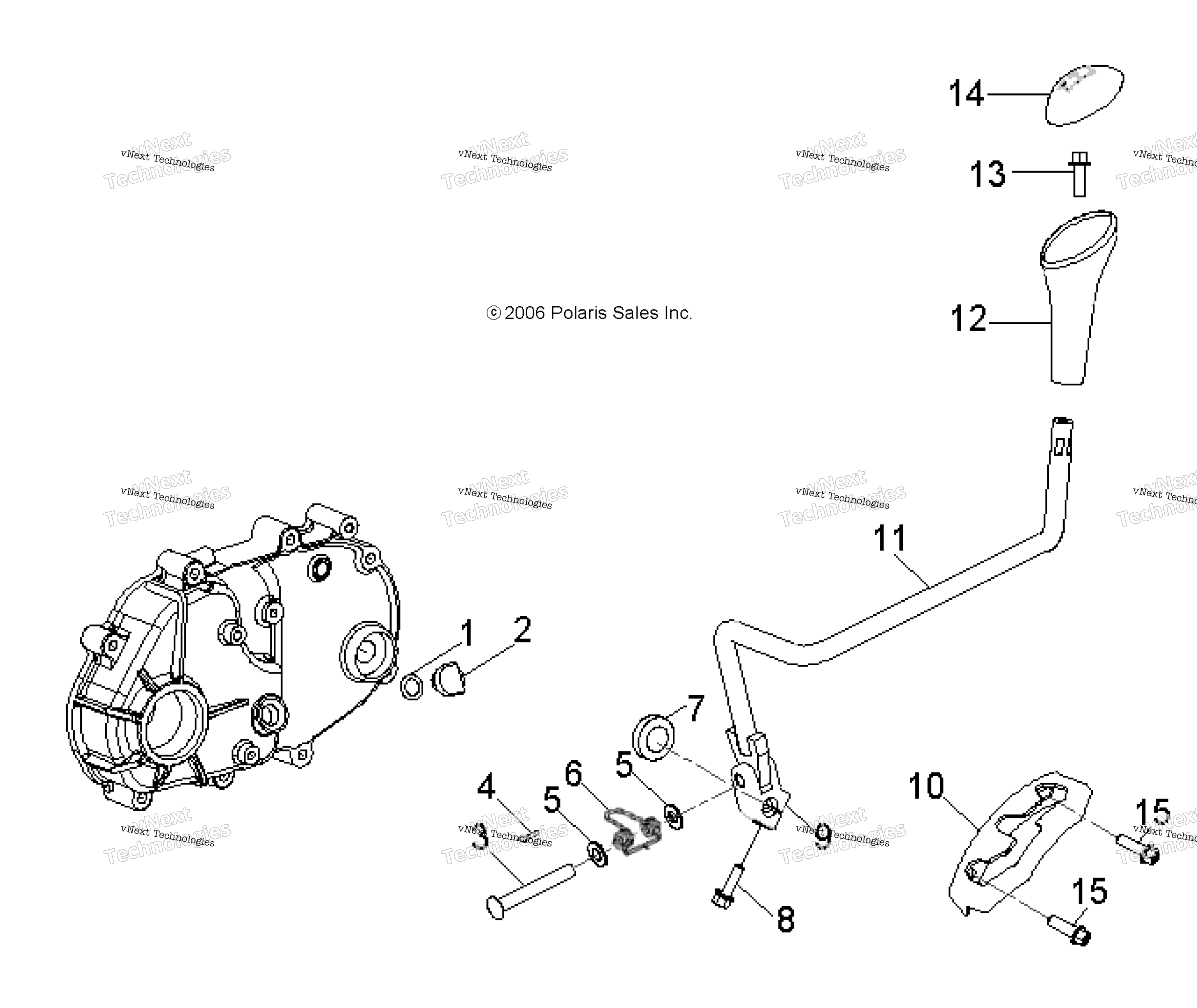 Привод Train, Transmission Shift Lever