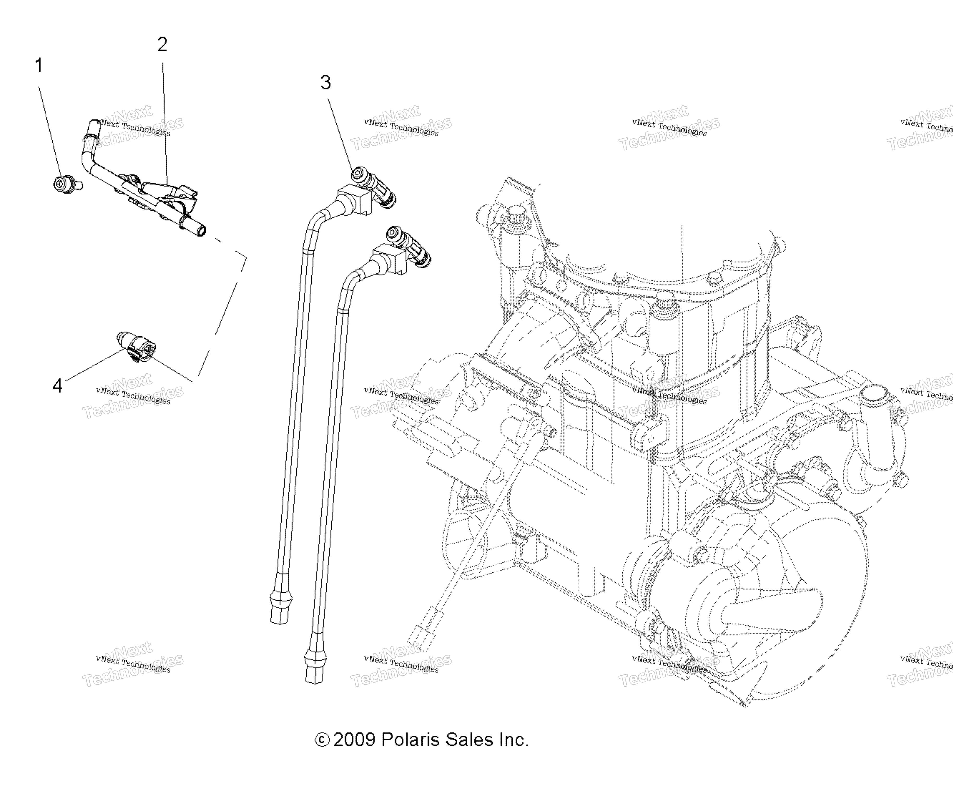 Engine, топливный Injector