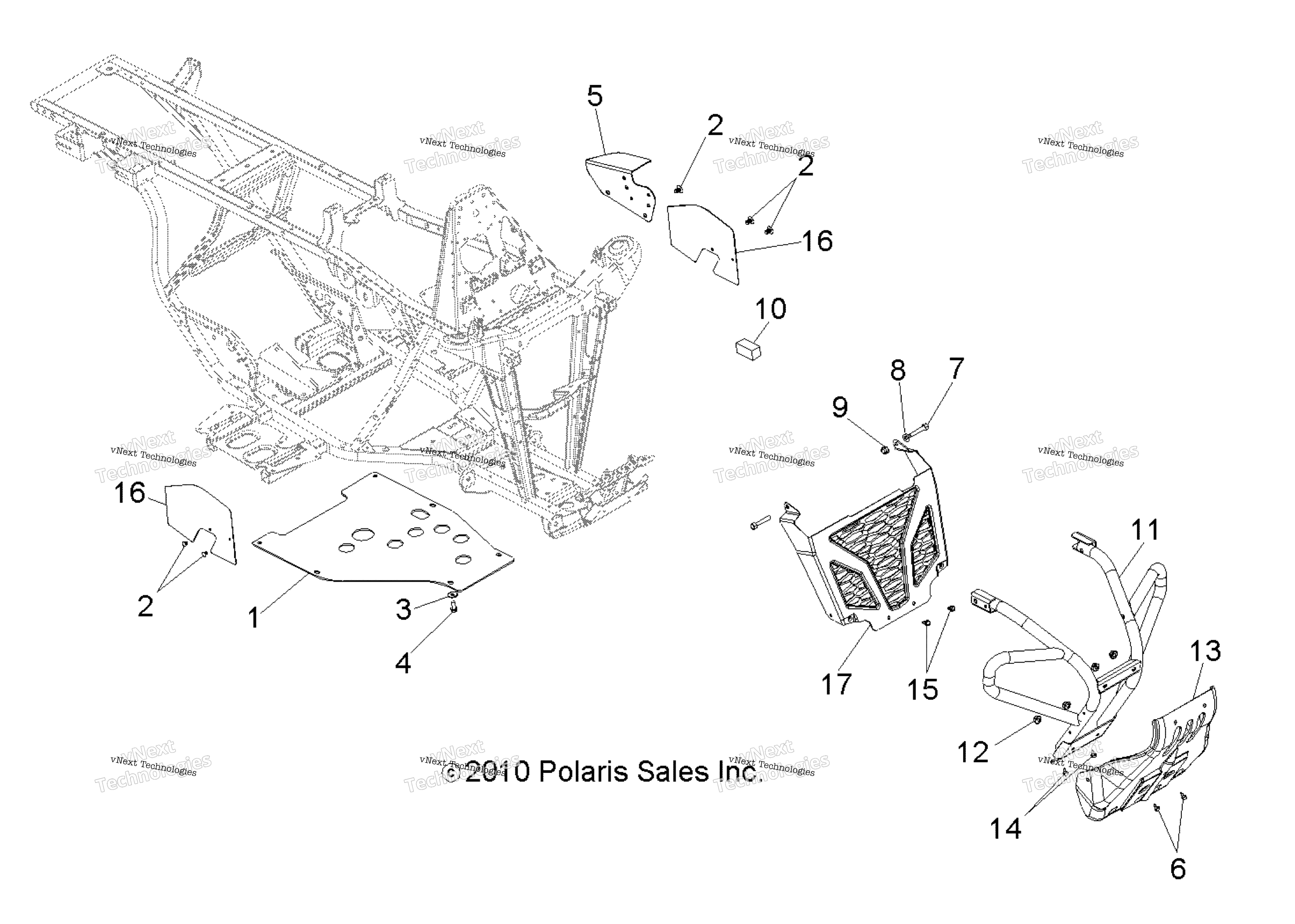 Chassis, передний Bumper