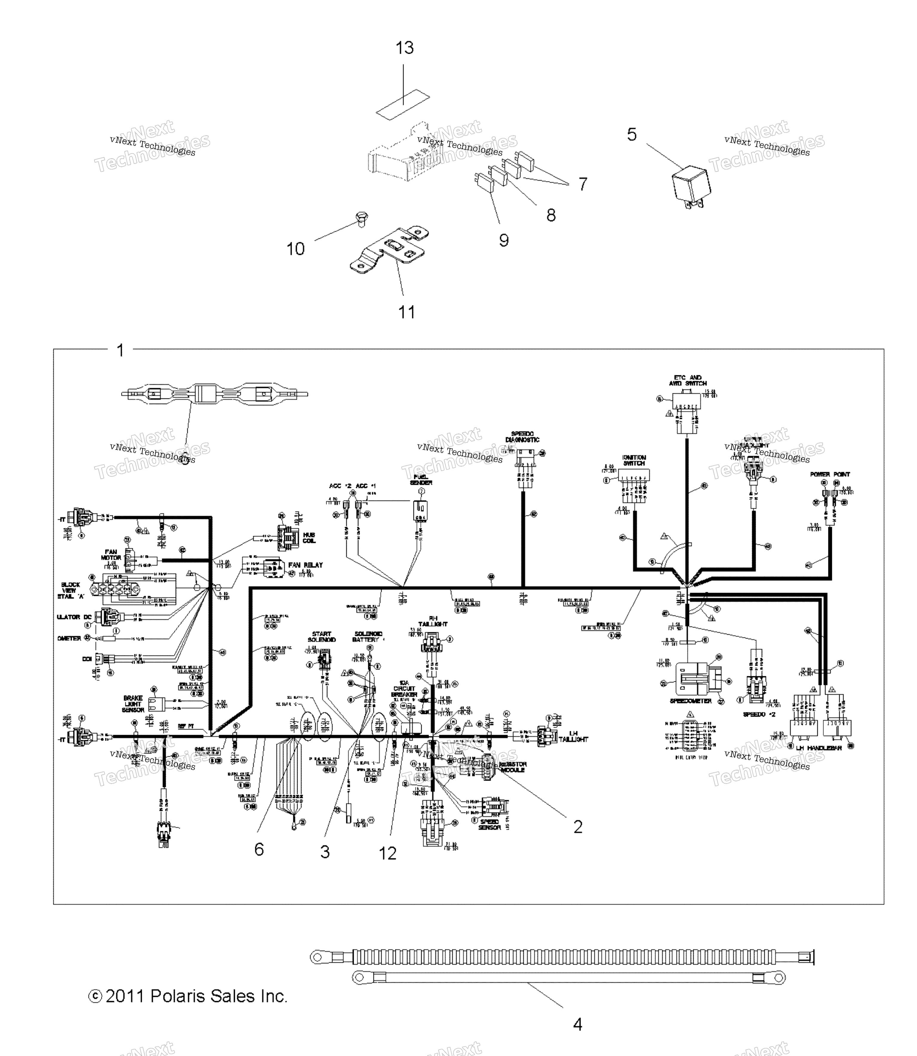 электрооборудование Harnesses