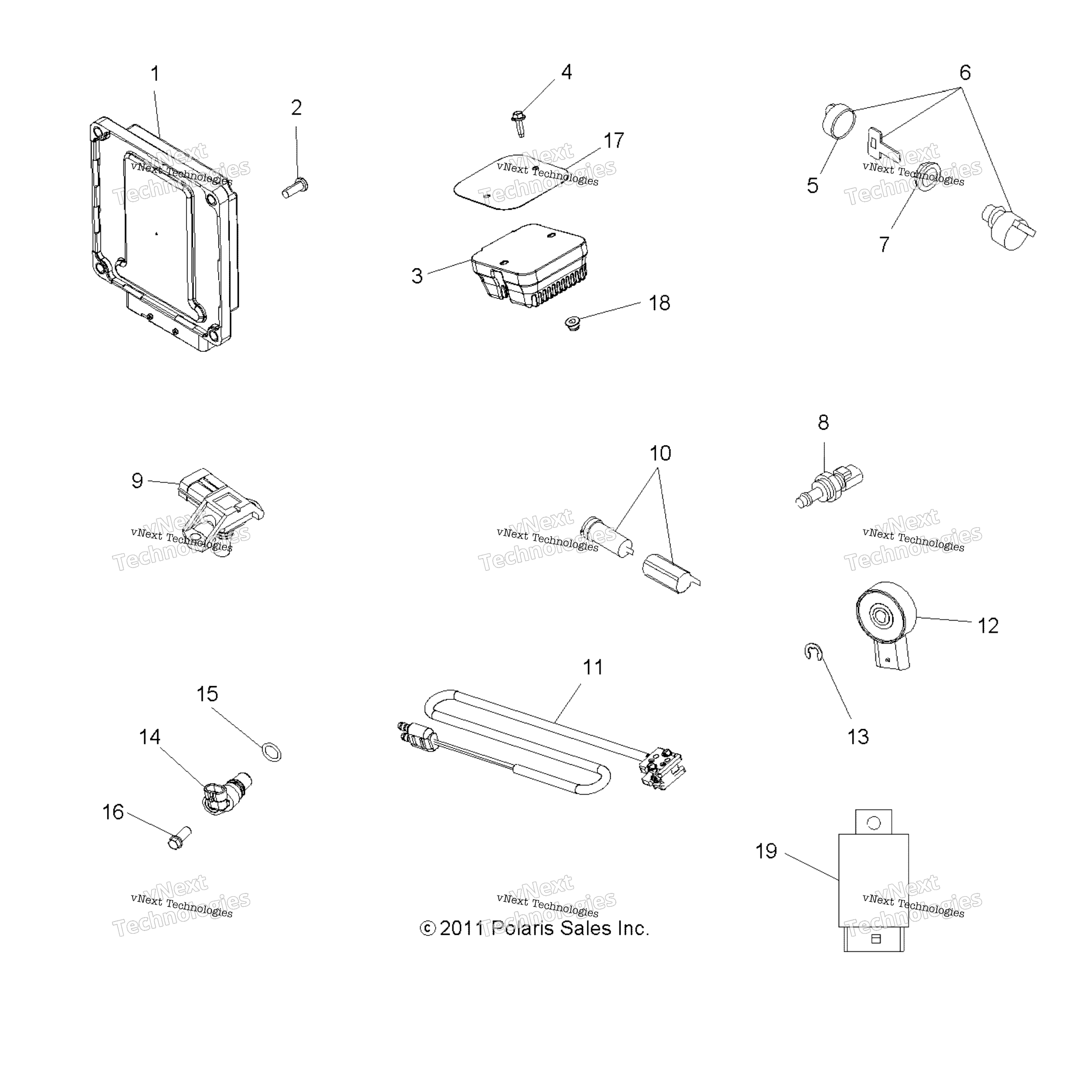Electrical, Switches, Sensors, Ecu & управление Modules