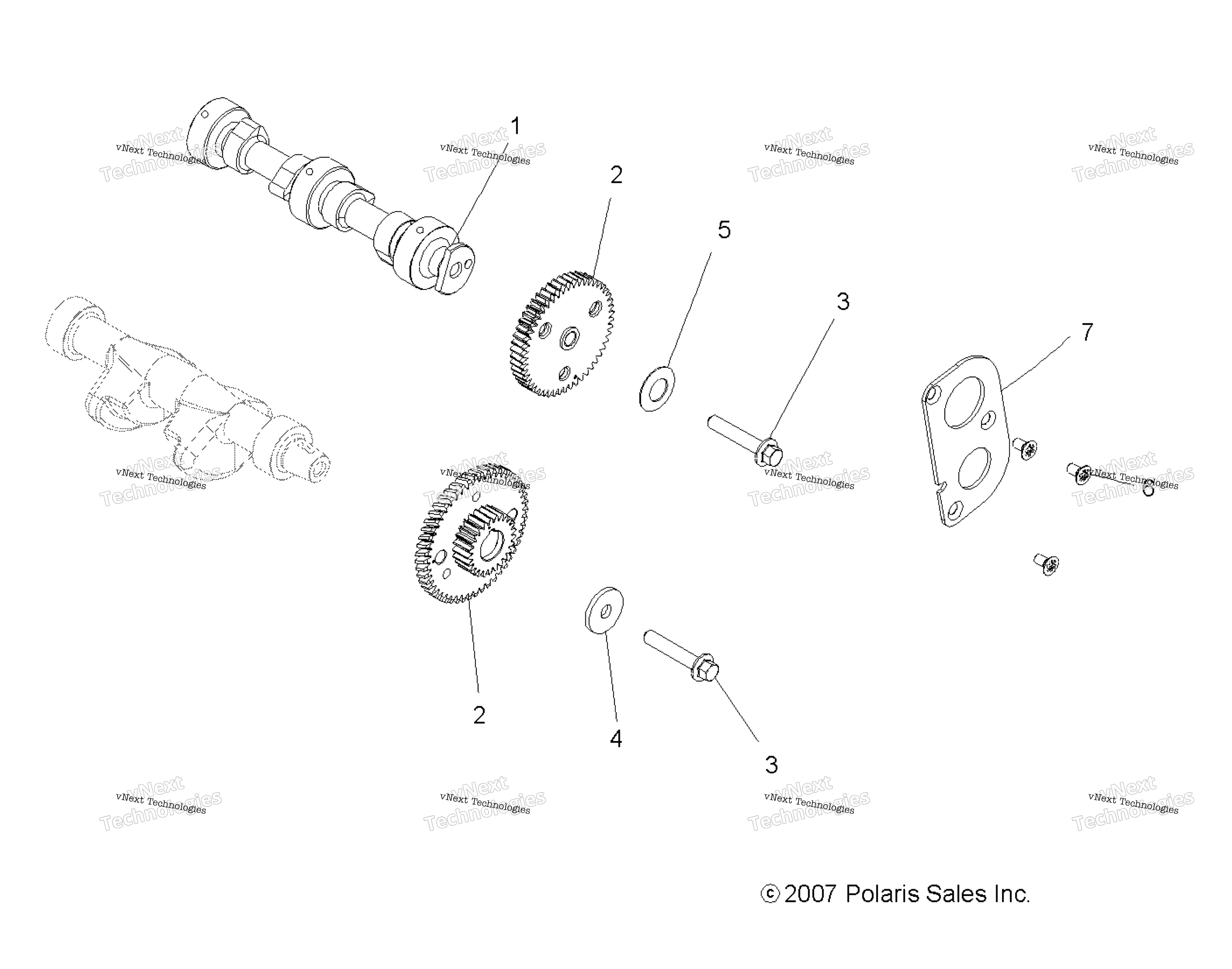 Engine, распредвал & Gears