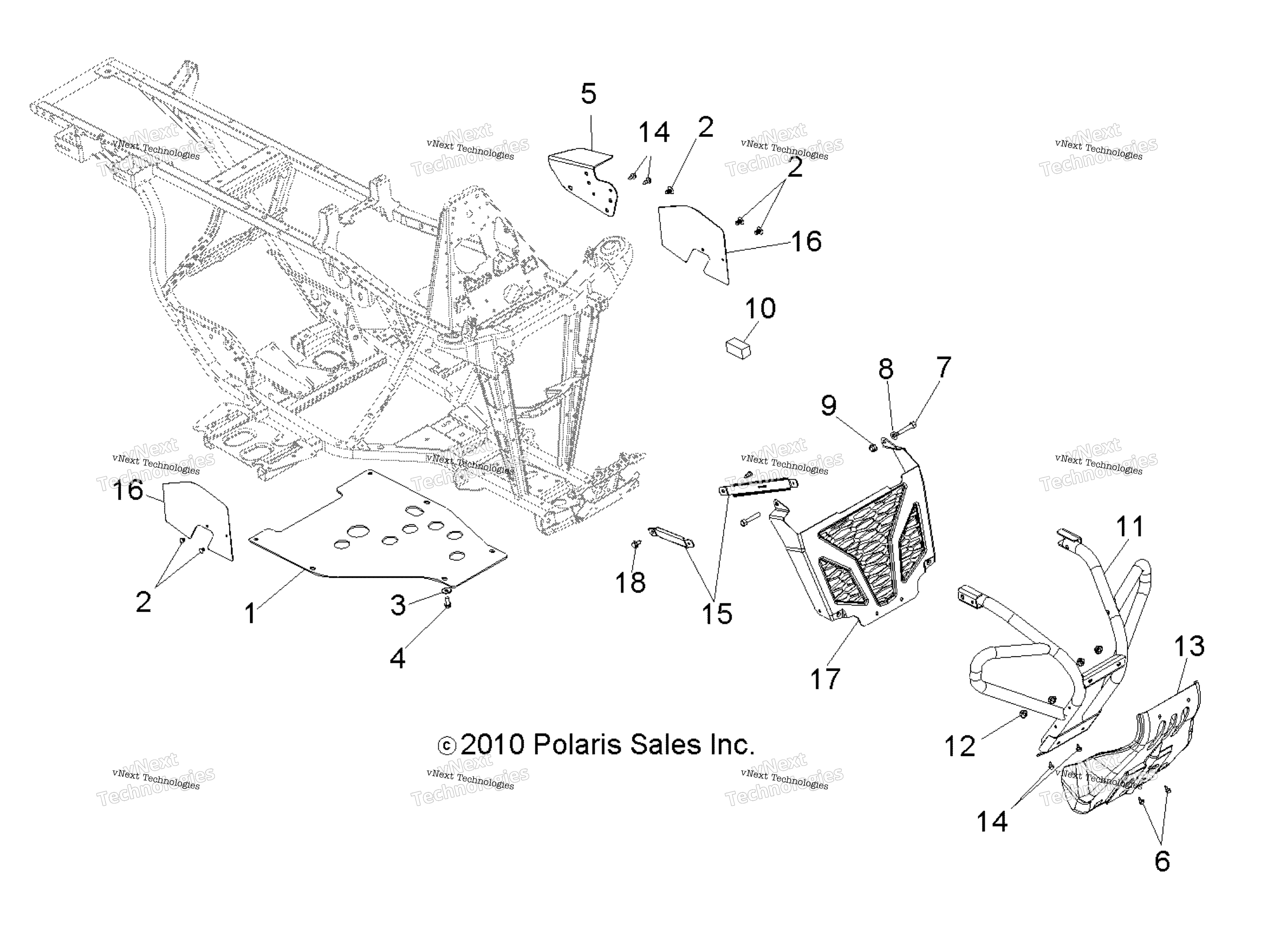 Chassis, передний Bumper