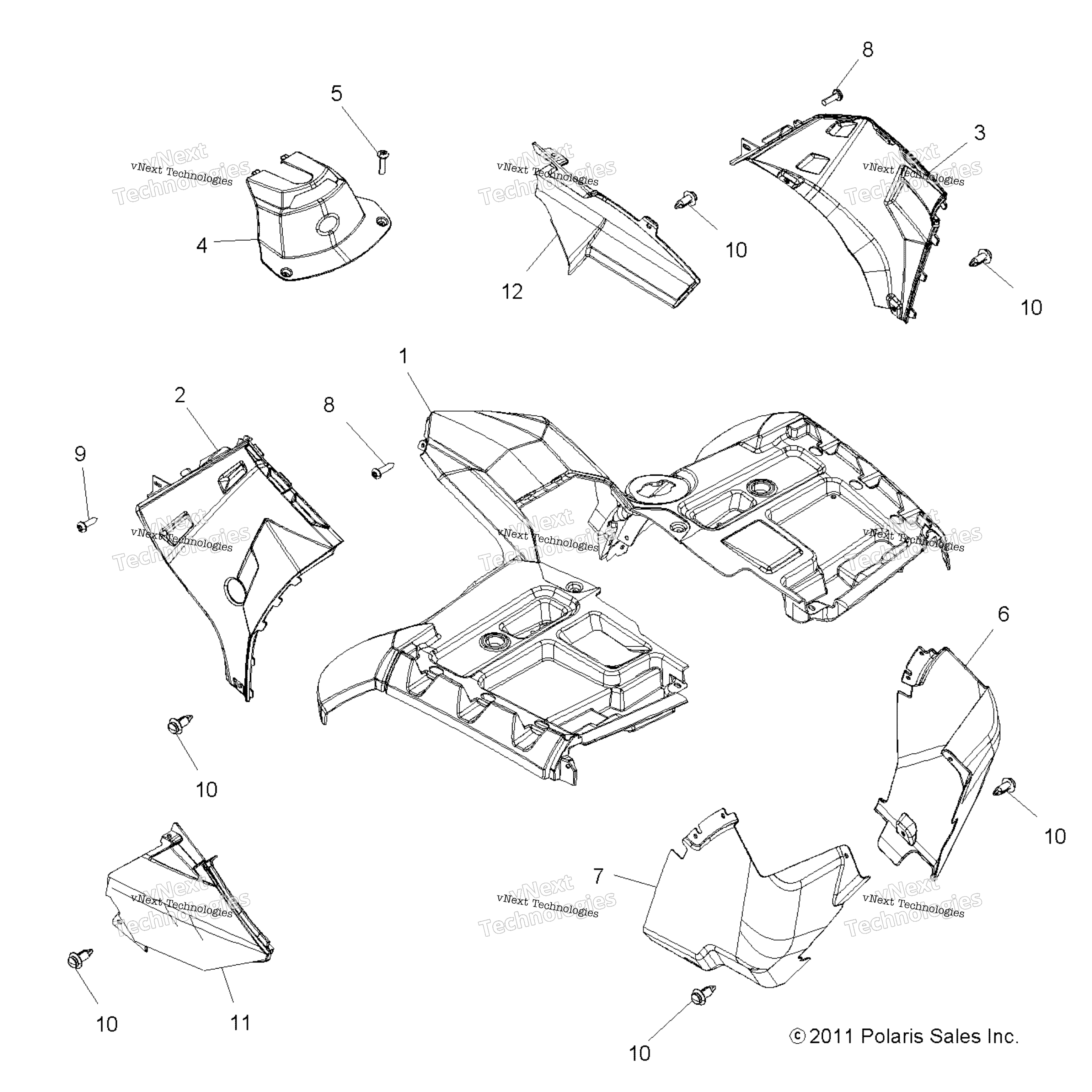 Body, передний Cab