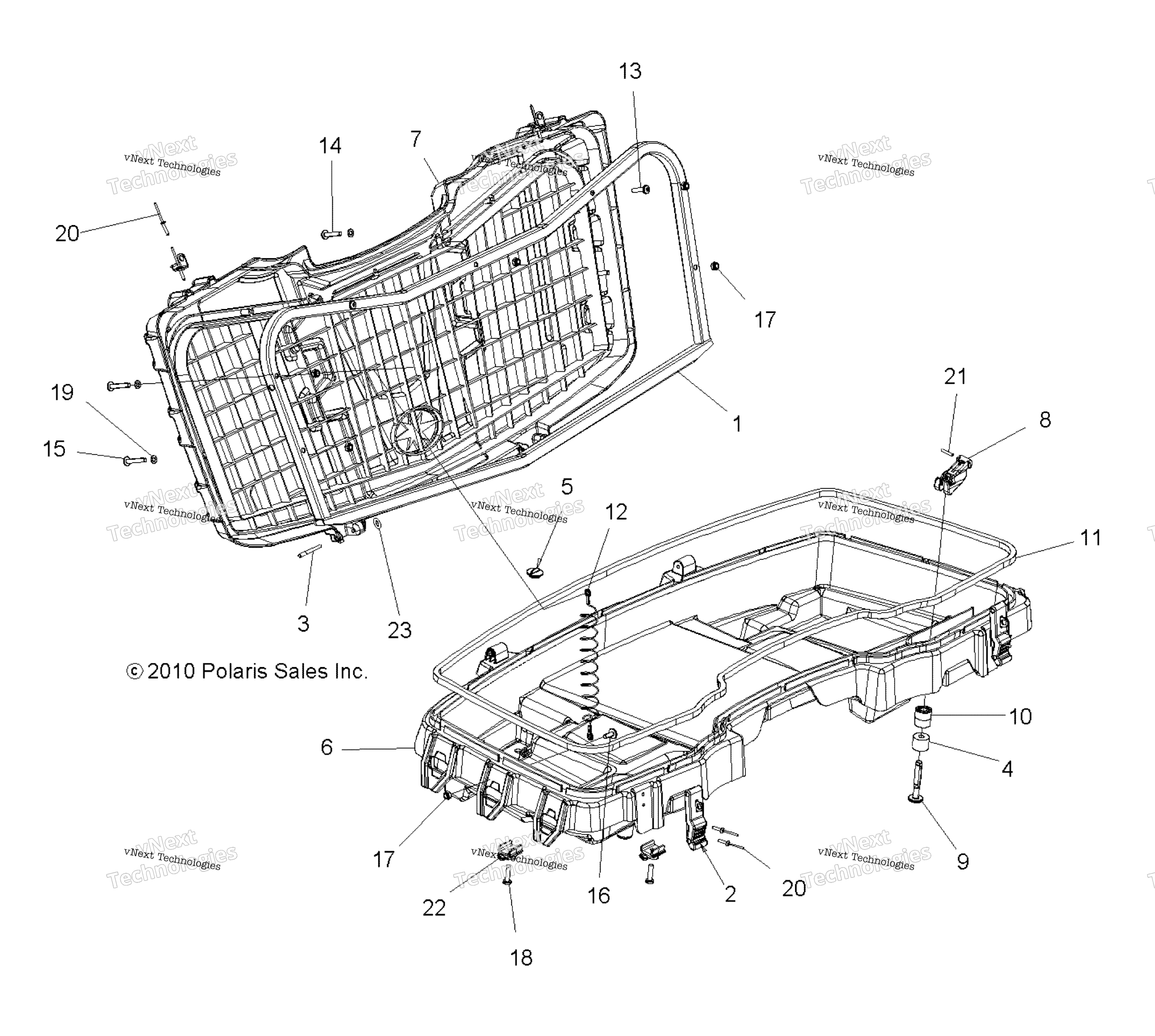 Body, передний багажник Box A12zn8ead / Eao