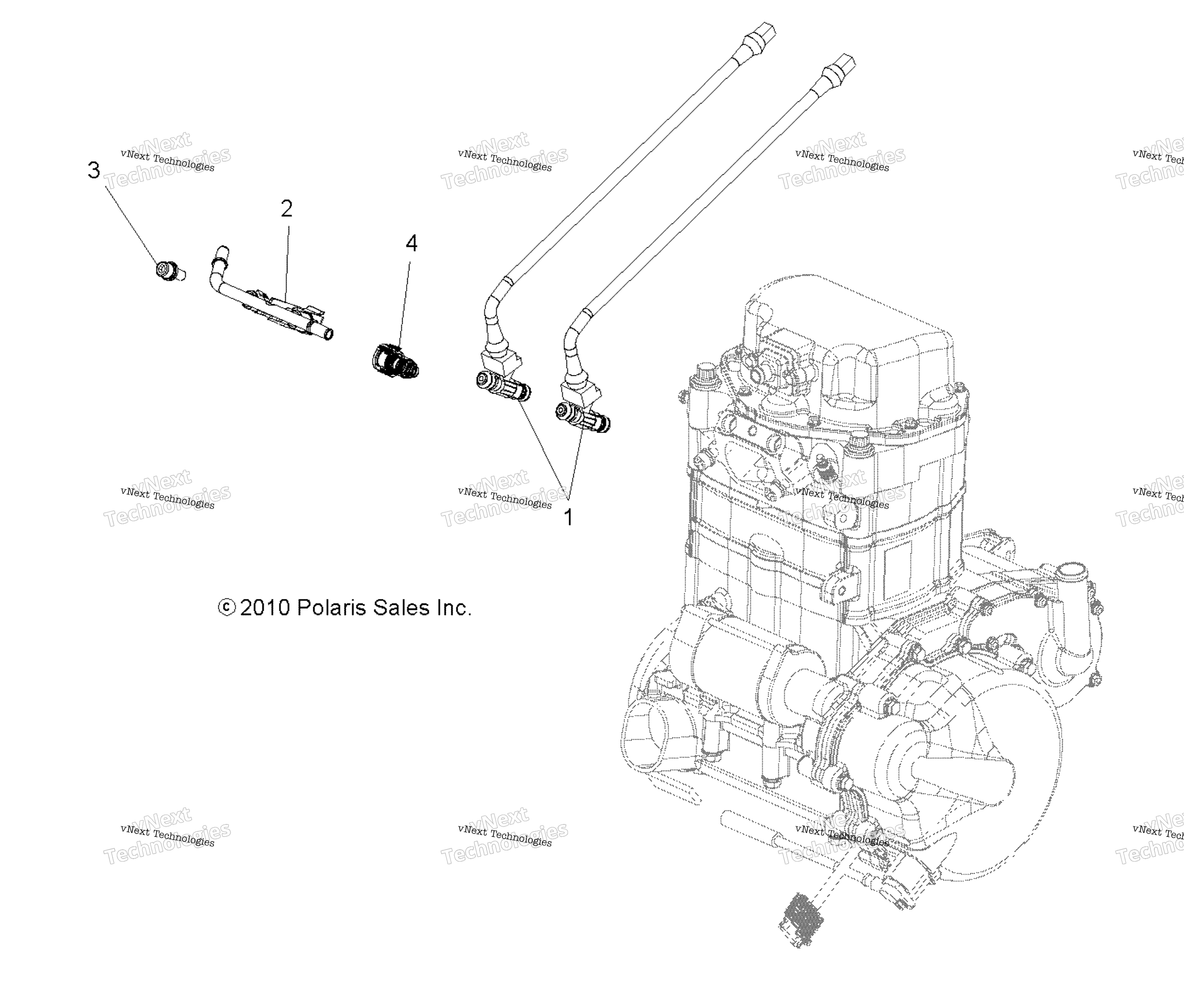 Engine, топливный Injector