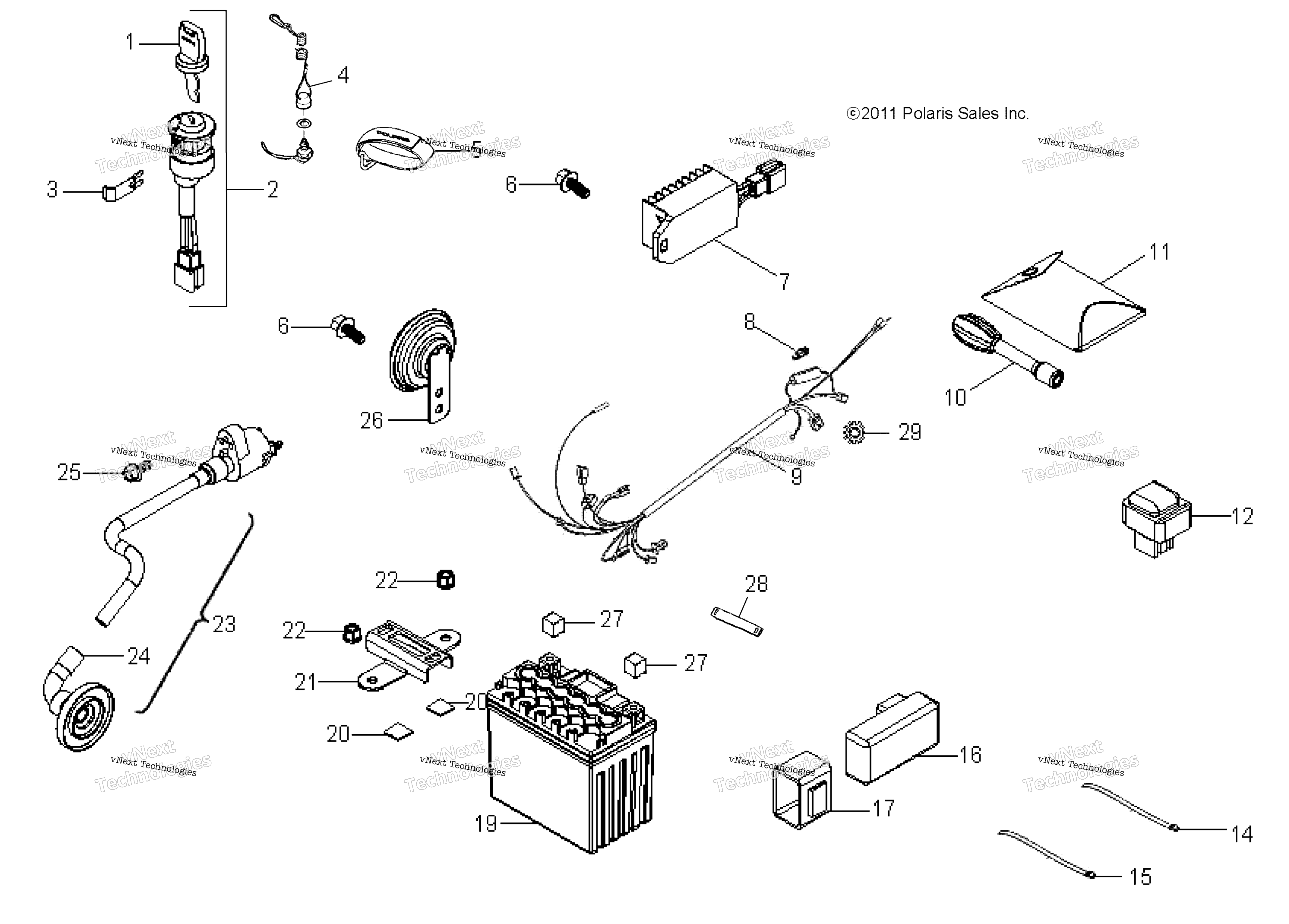 Electrical, Switches, жгут & Parts