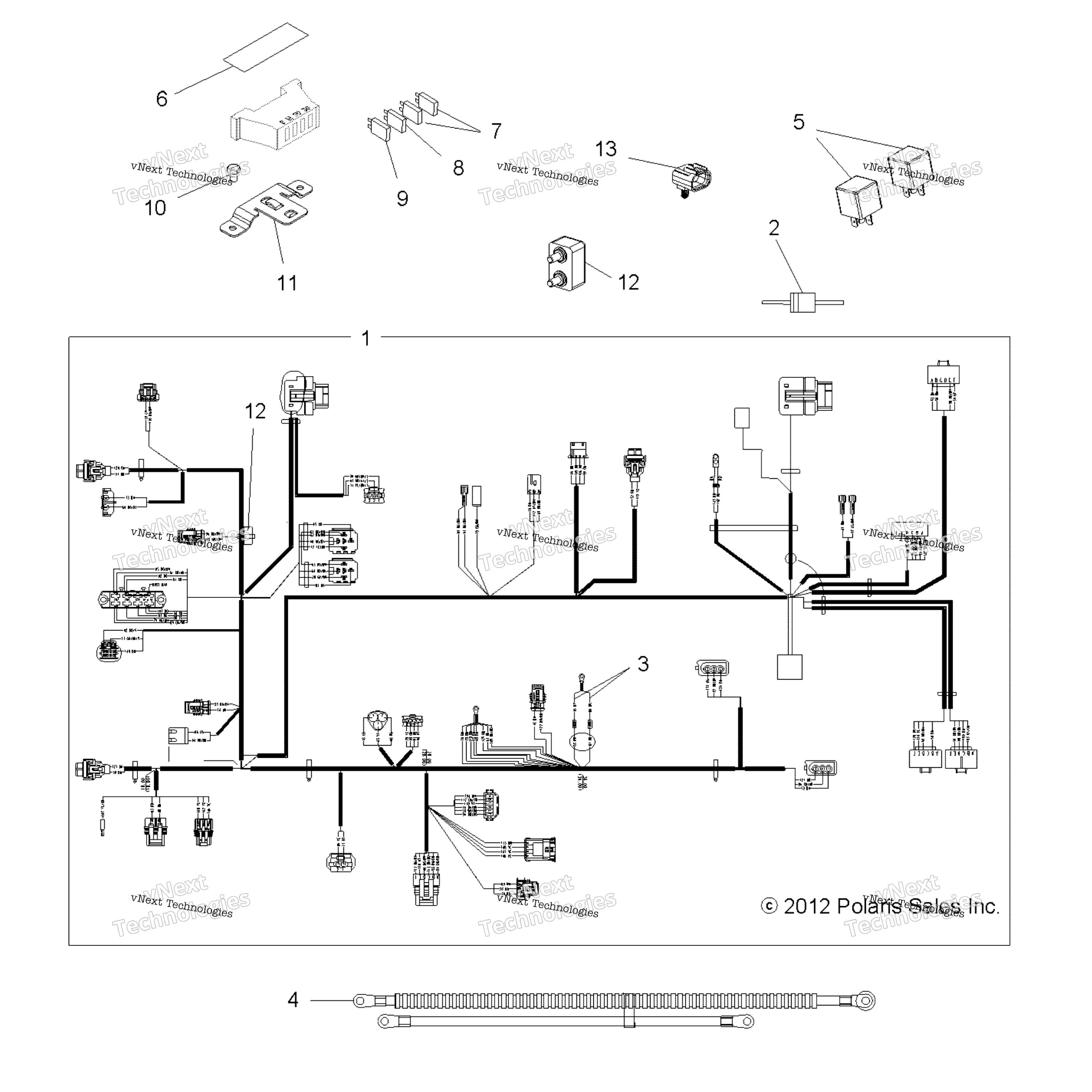 электрооборудование Harnesses