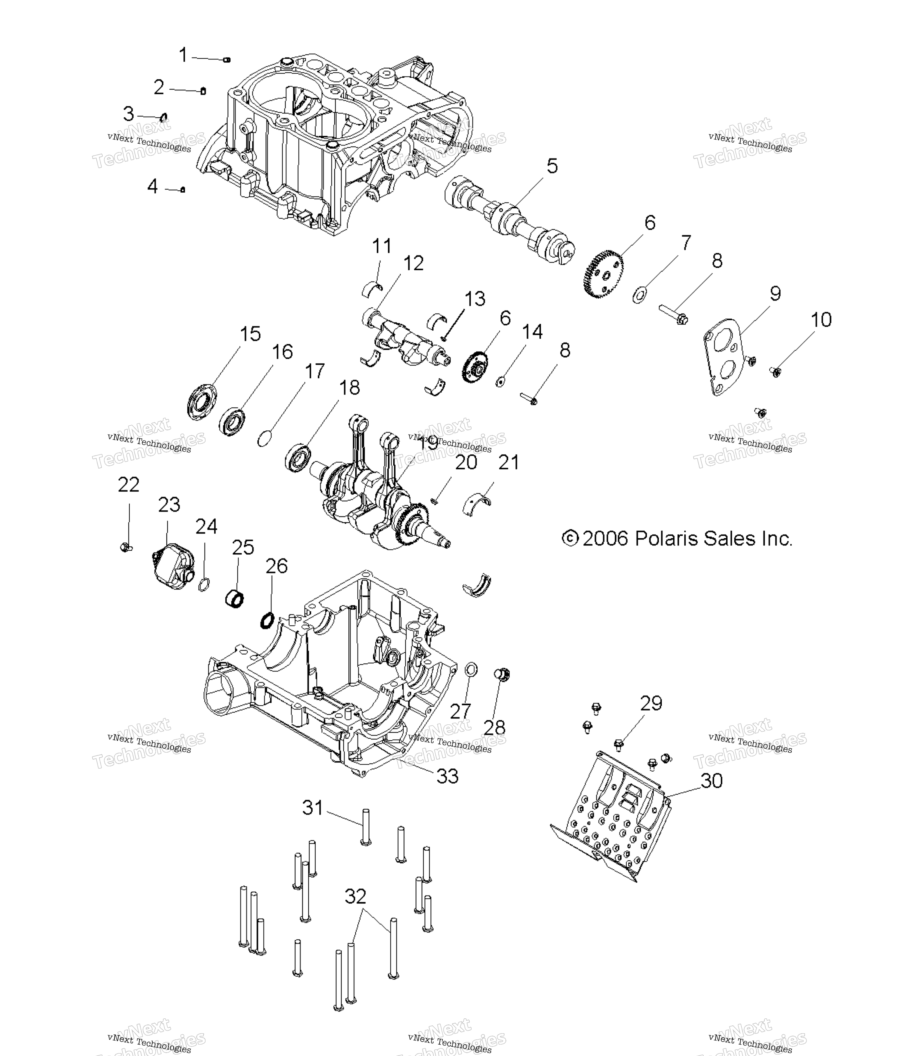 Картер & Crankshaft /Ab