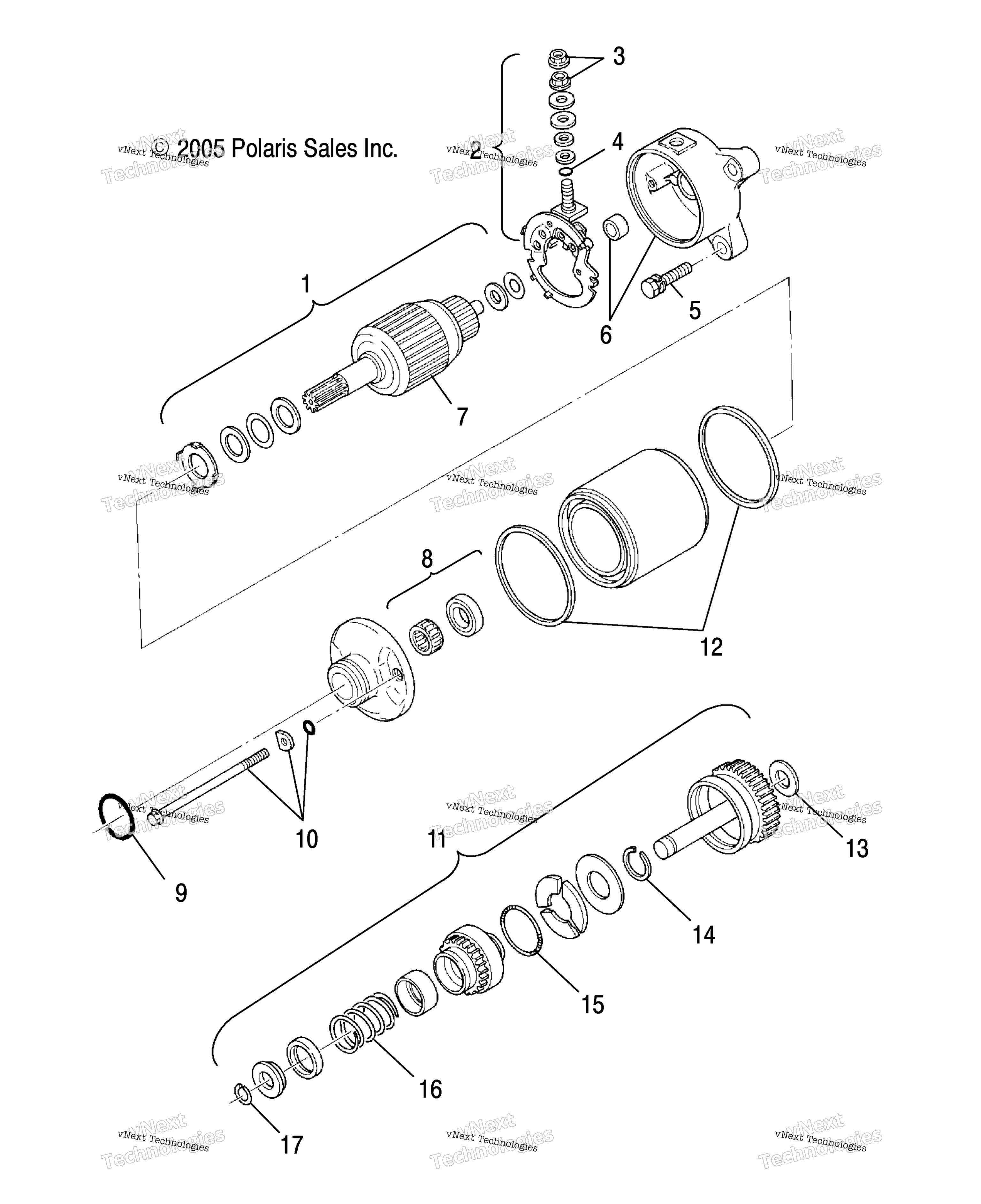 Пусковая система Motor /Rd50aa