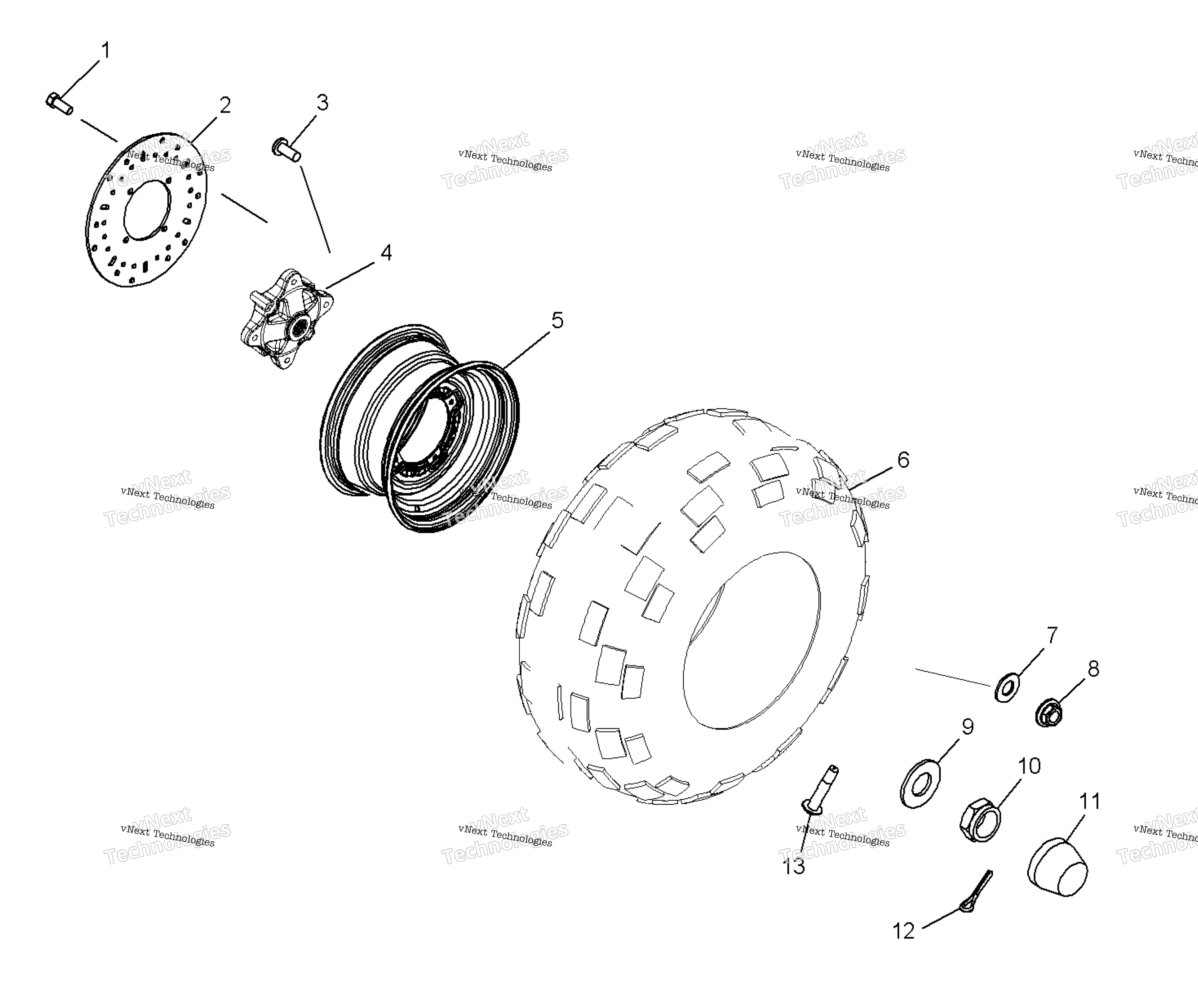 Wheel, задний / Rd50aa