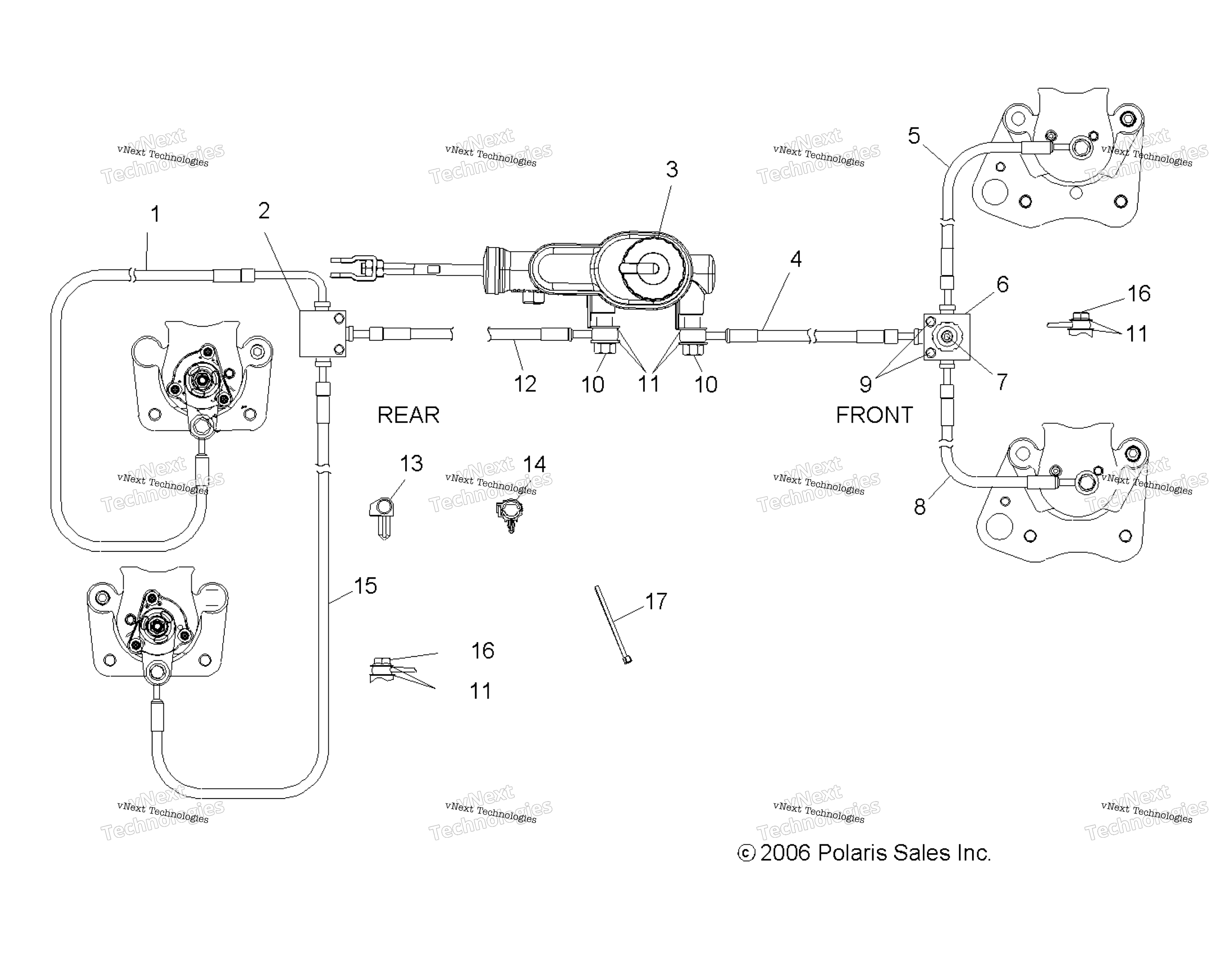 Тормоз Lines/Master Cylinder