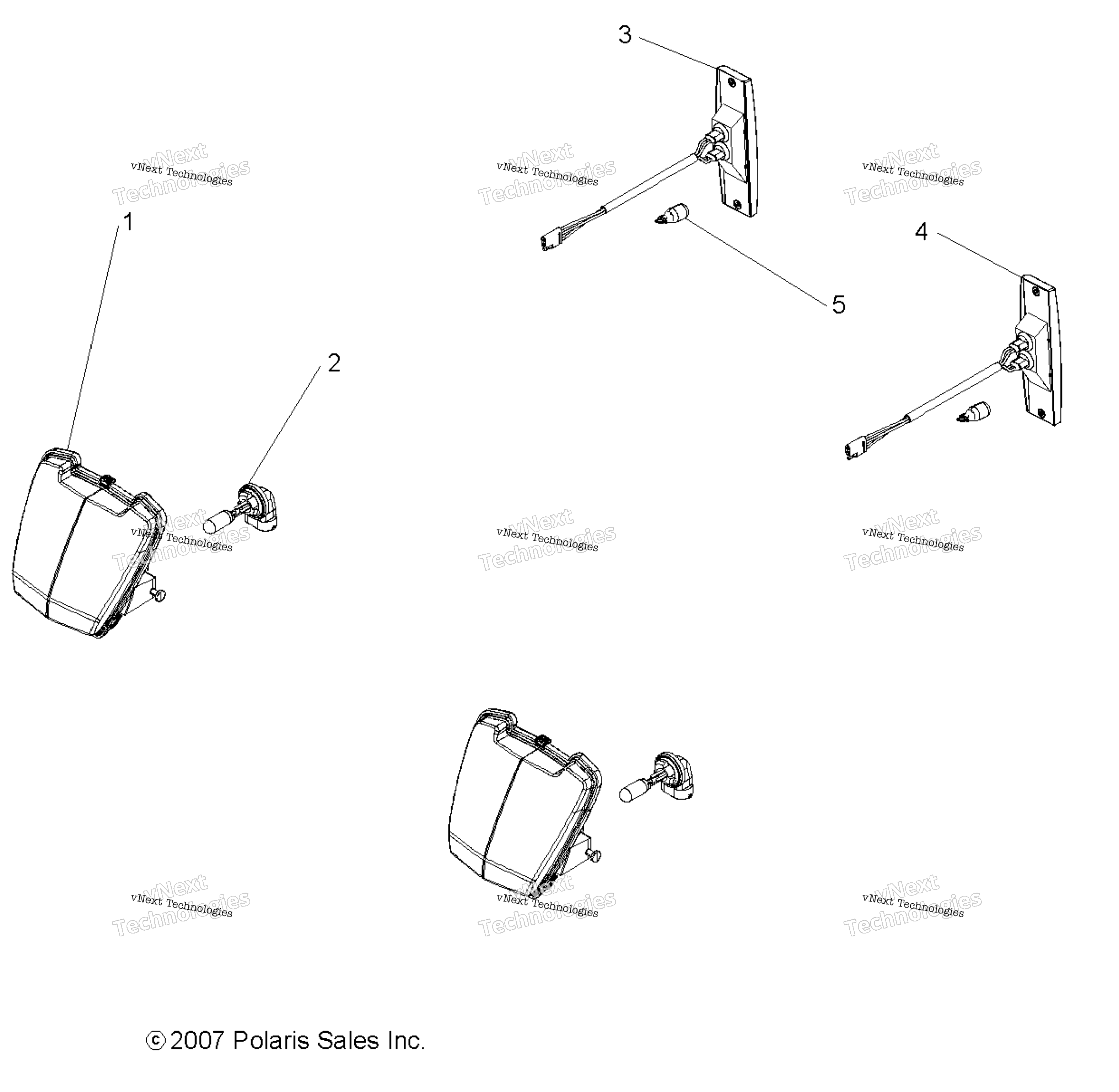 Electrical, Headlights, Taillights и Bulbs