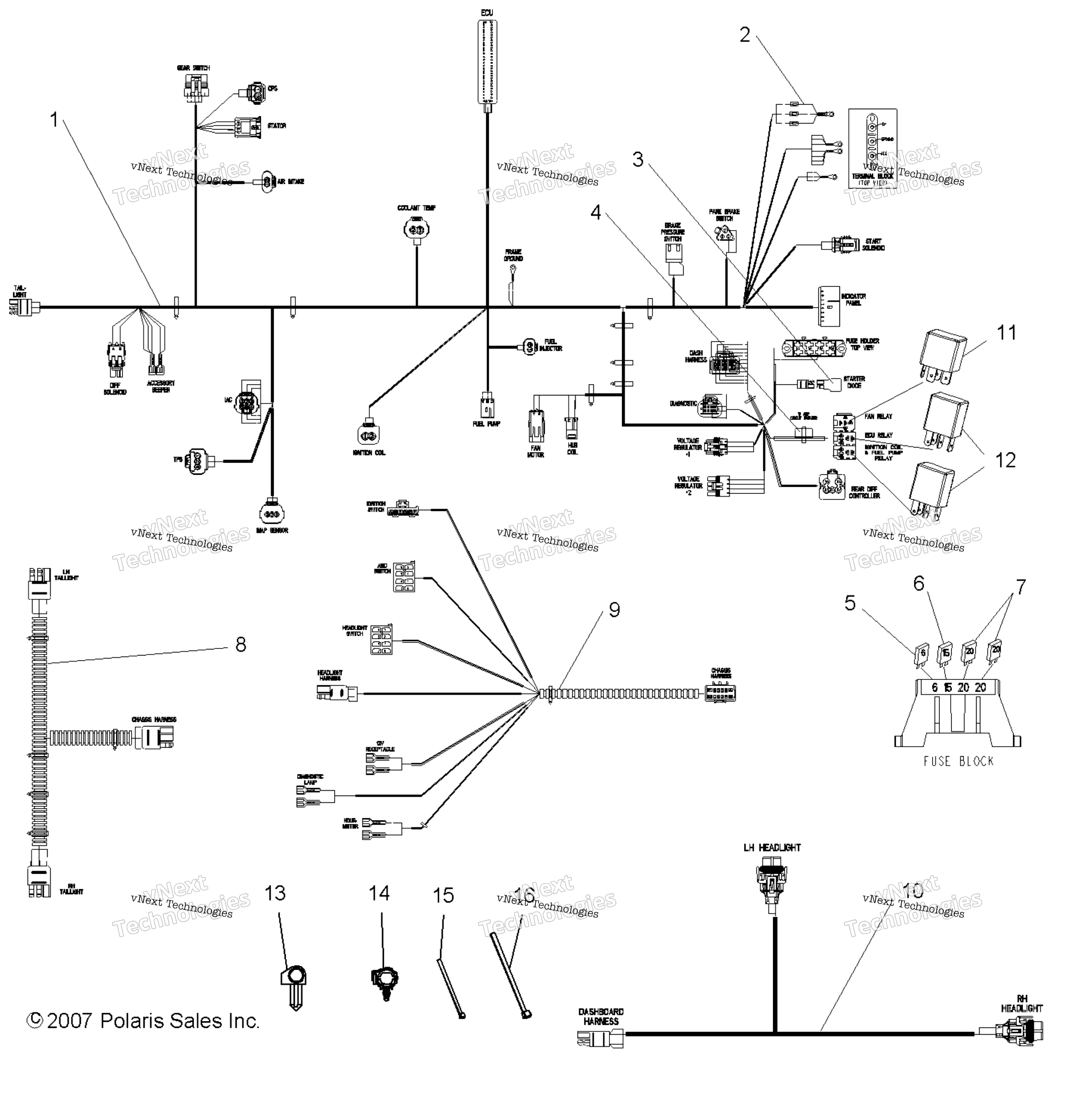 Electrical, провод Harnesses