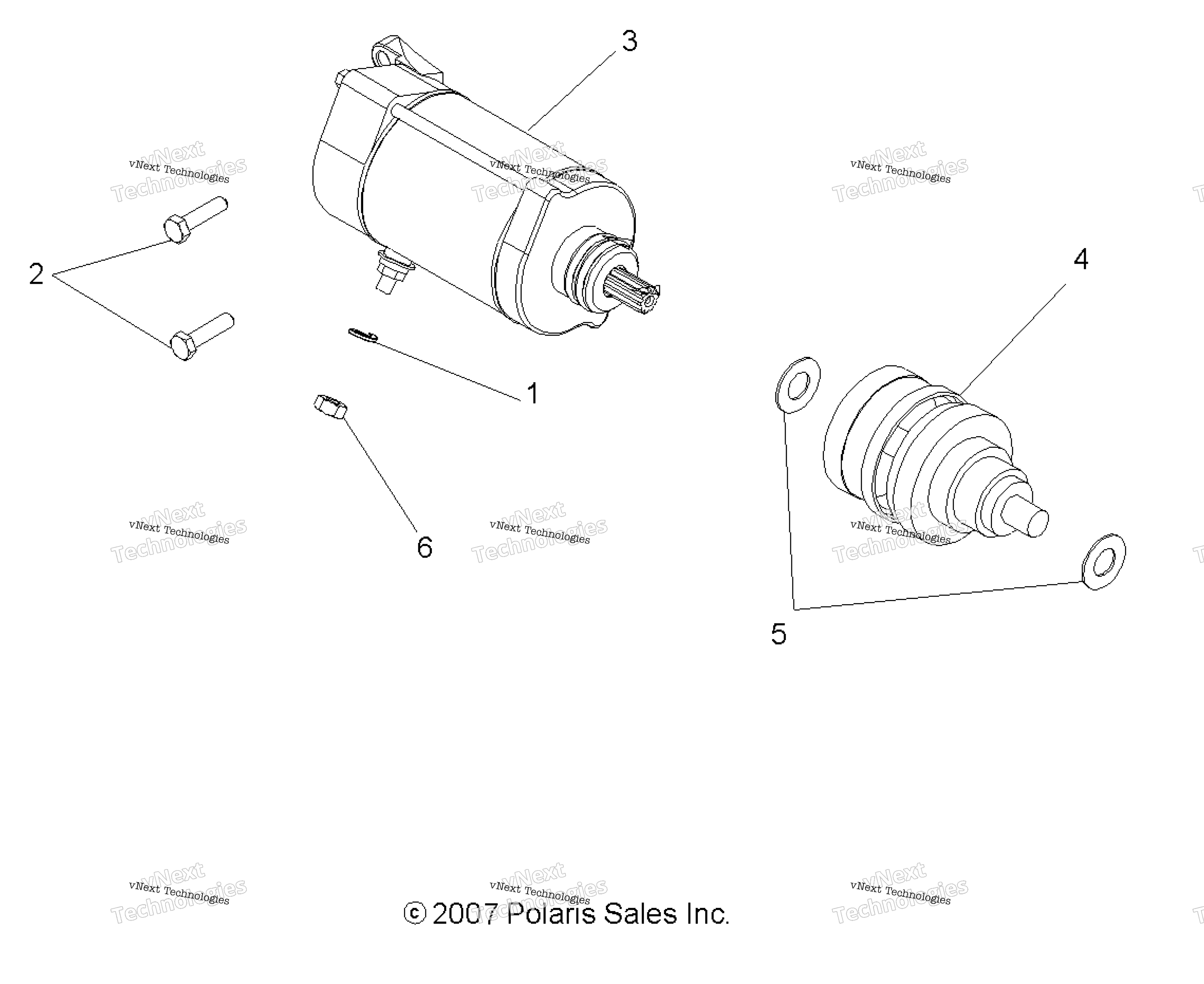 двигатель Starting Motor