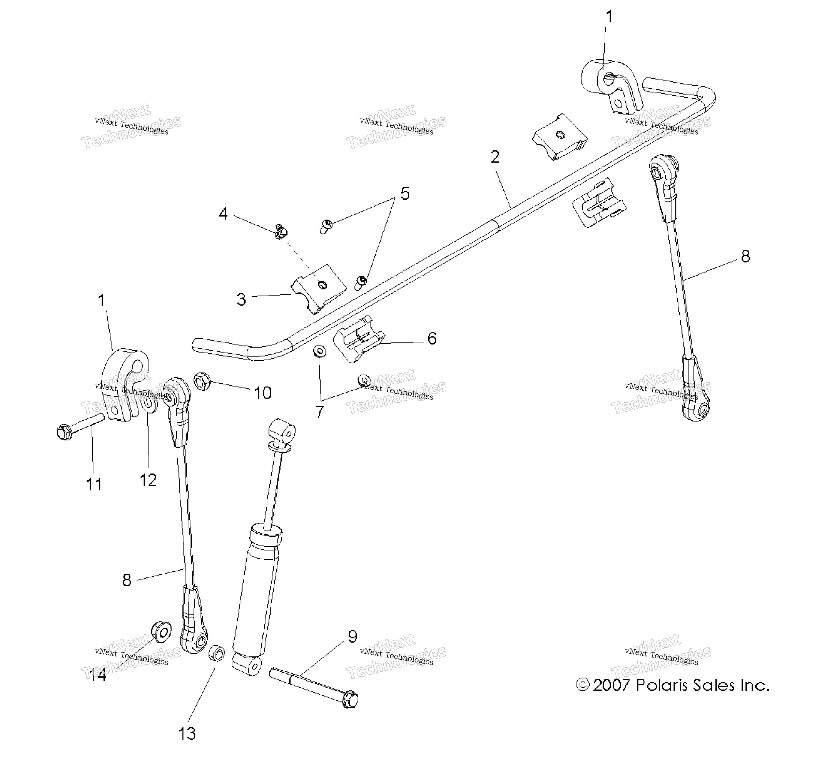 Stabilizer Bar, передний
