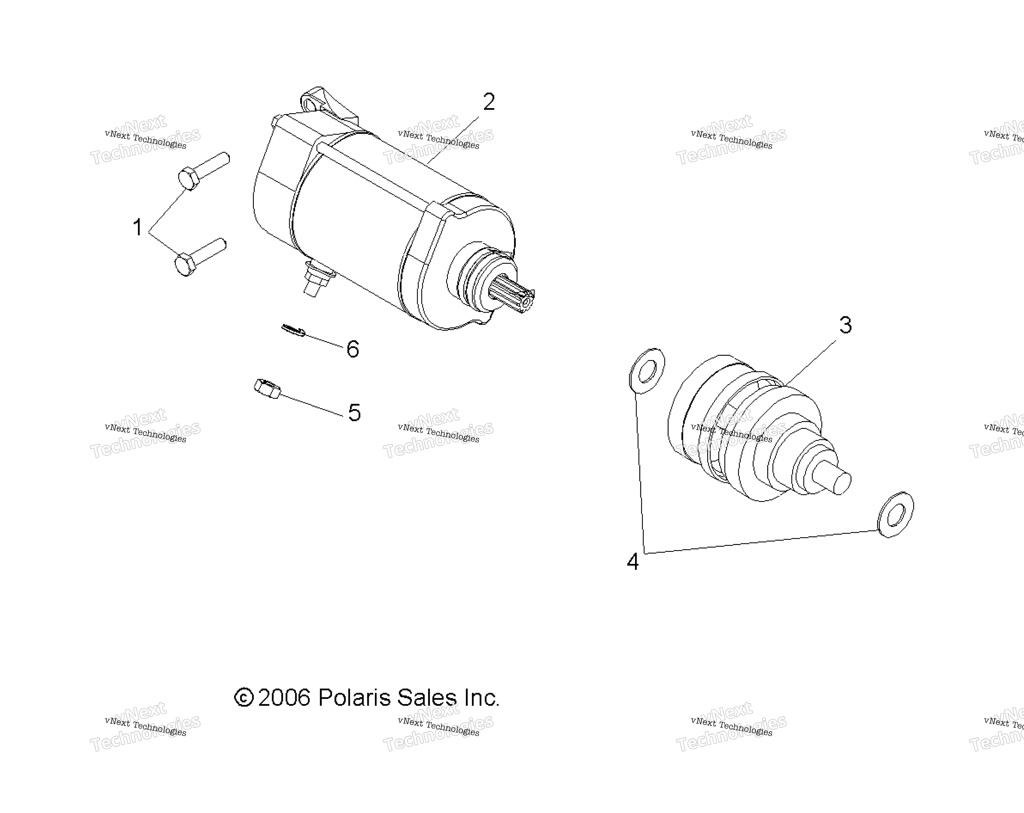 двигатель Starting Motor