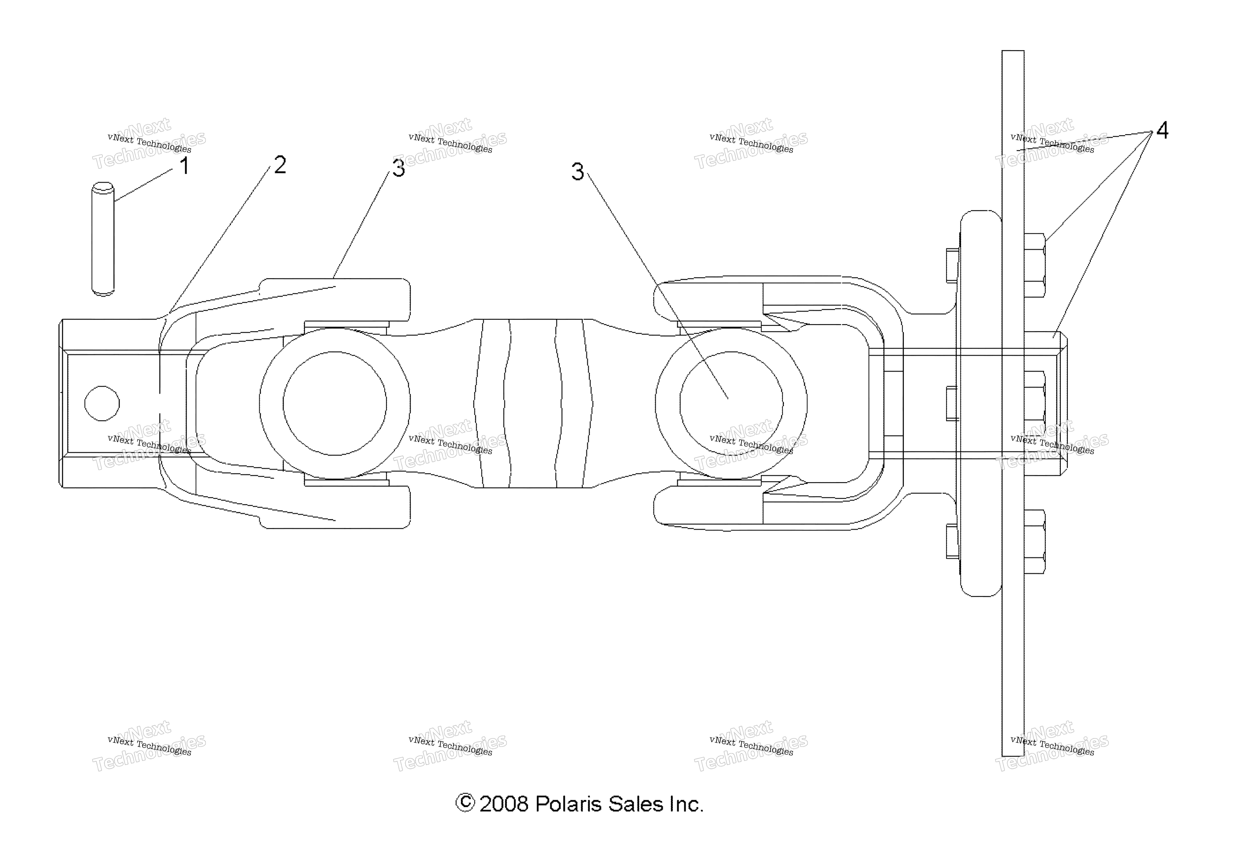 Привод Train, Rear Prop Shaft All Options