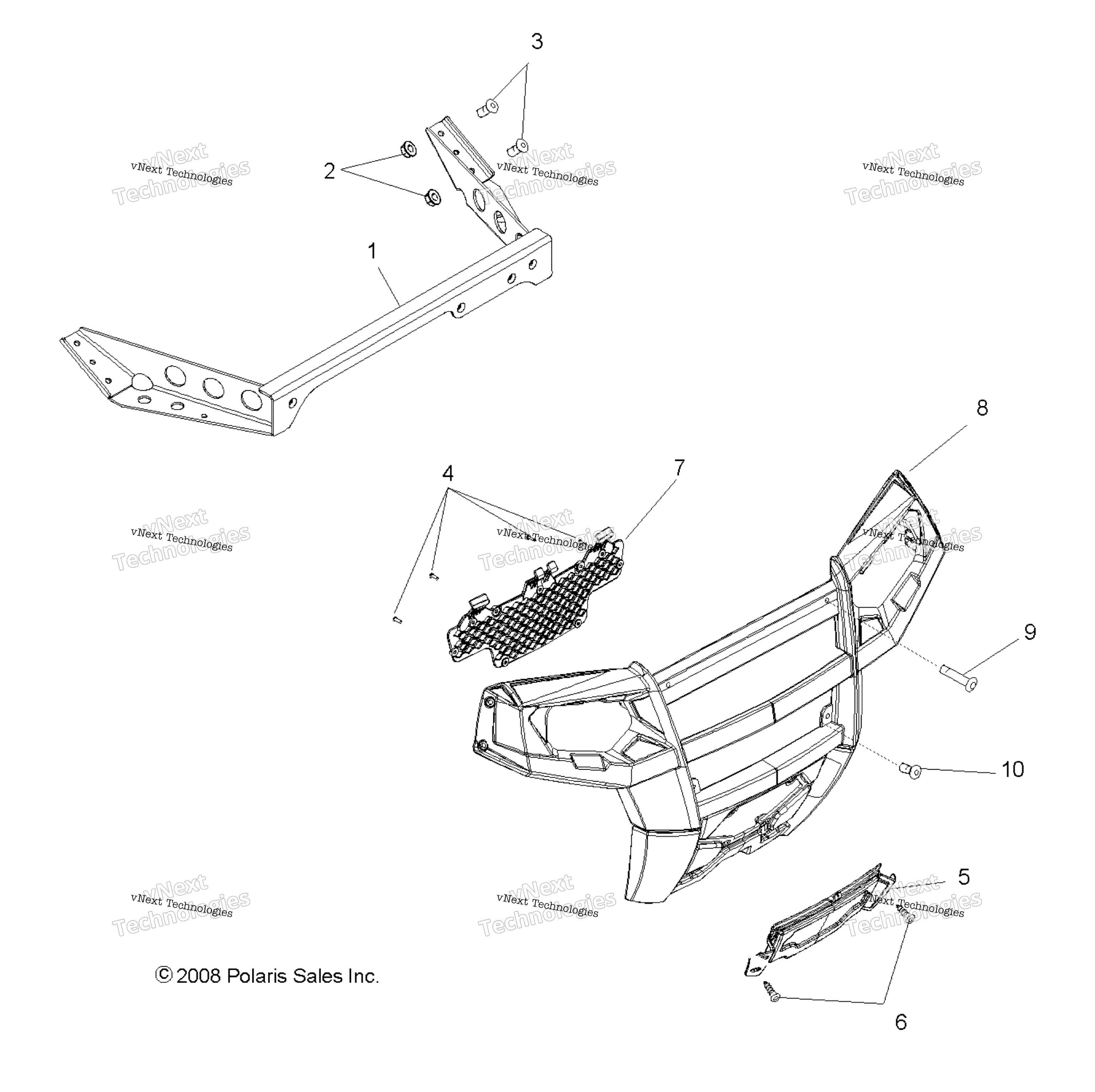 Body, передний Bumper All Options