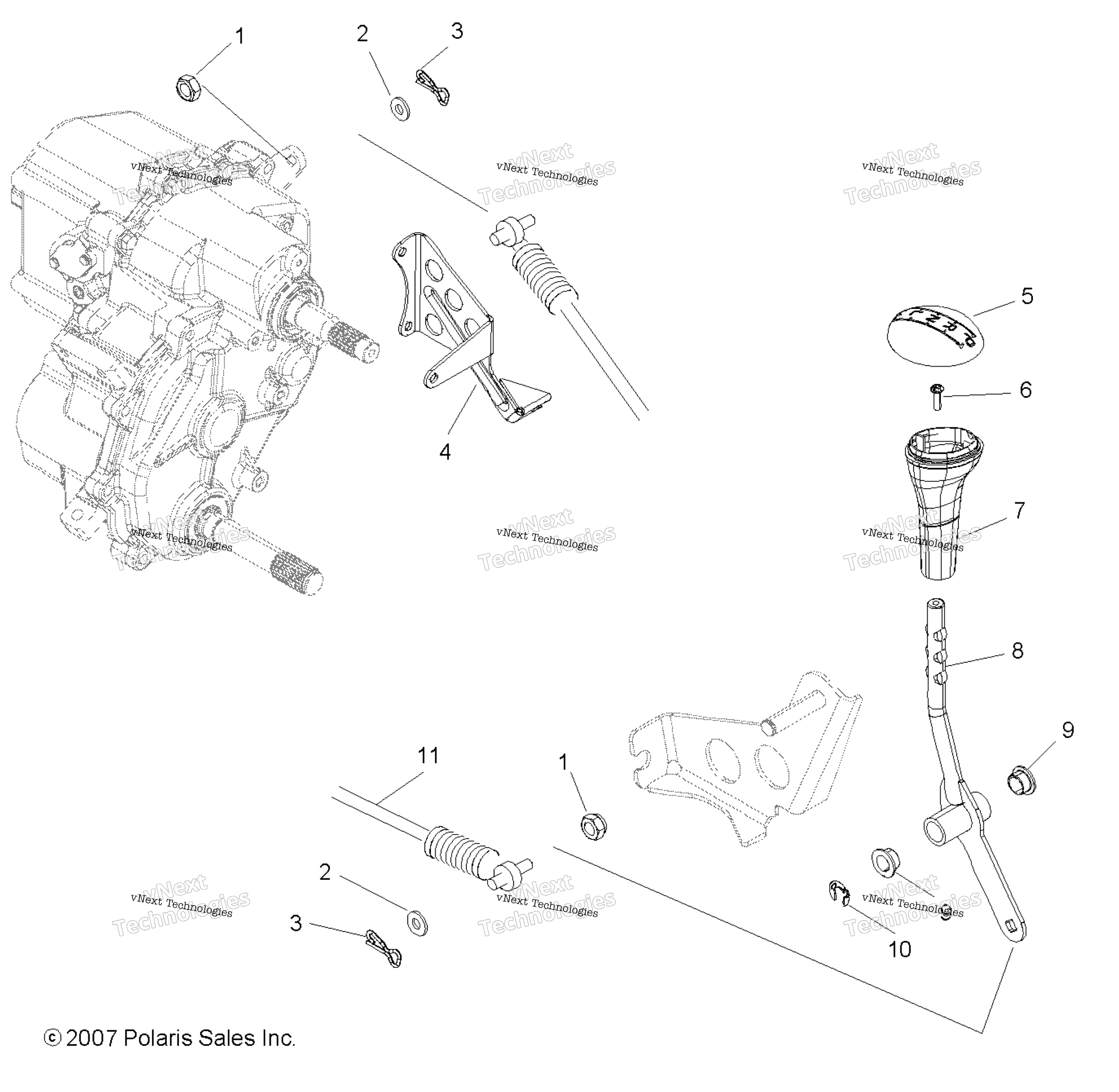 Привод Train, Gear Selector