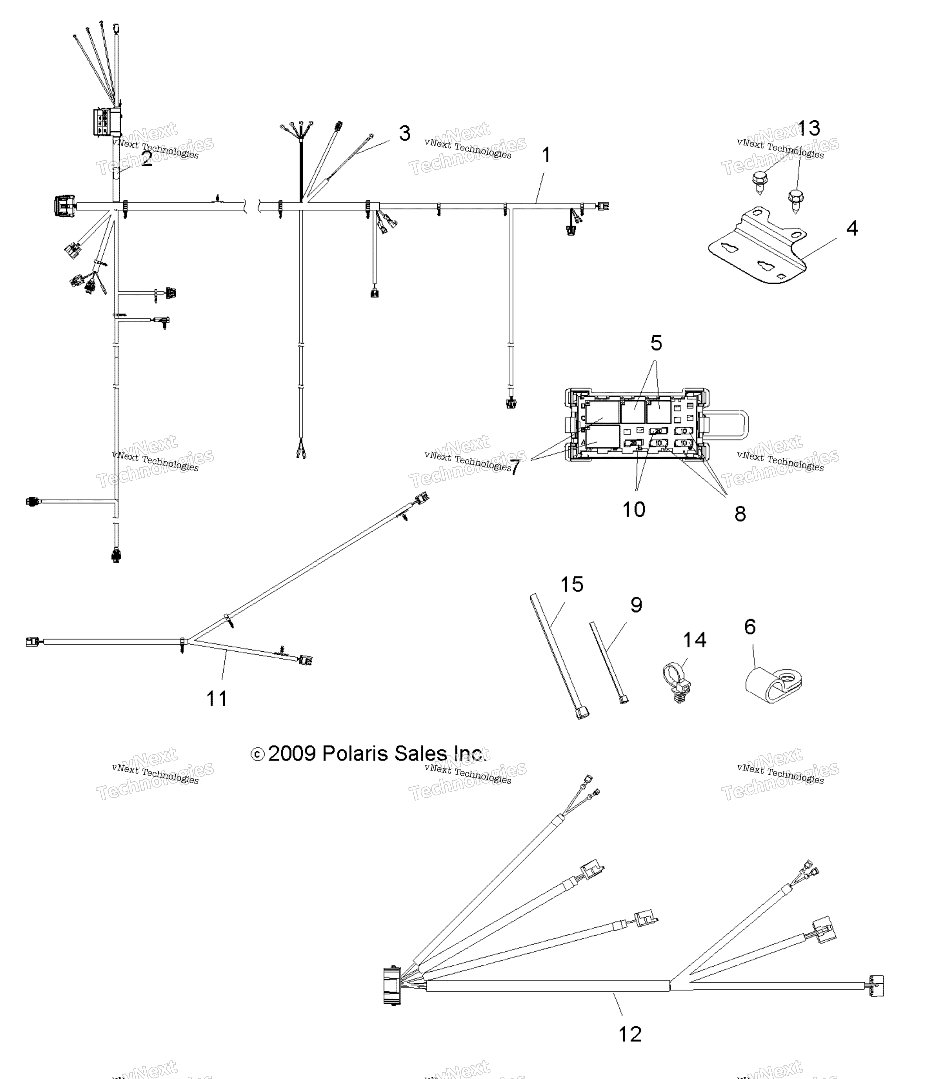 Electrical, провод Harnesses