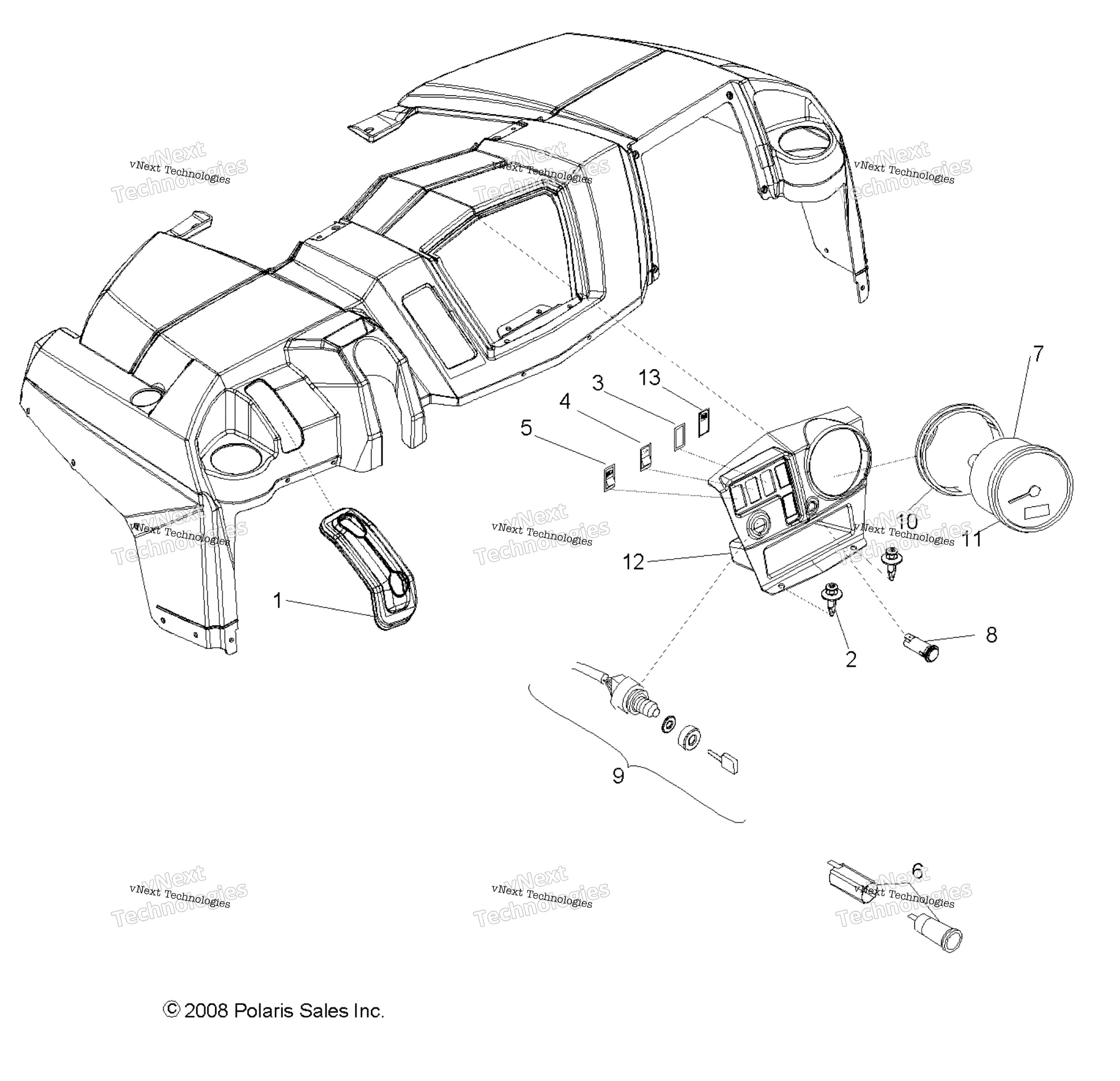 Electrical, Dash Instruments и Controls All Options