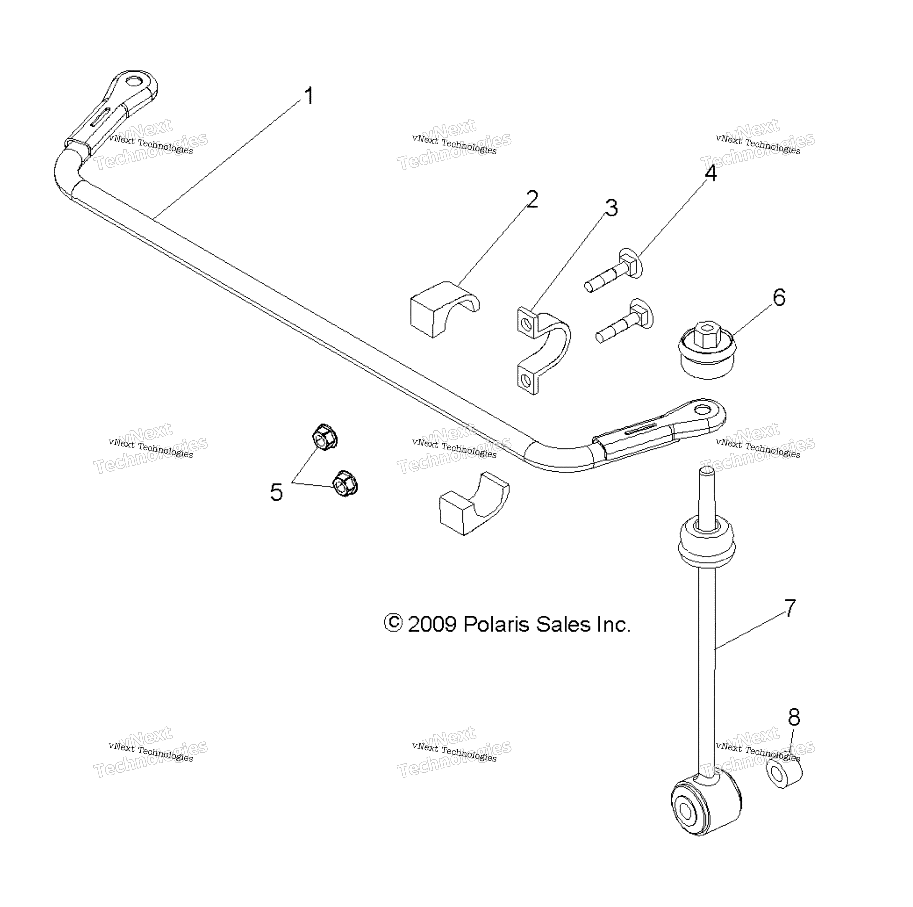 Подвеска, задняя Stabilizer Bar All Options