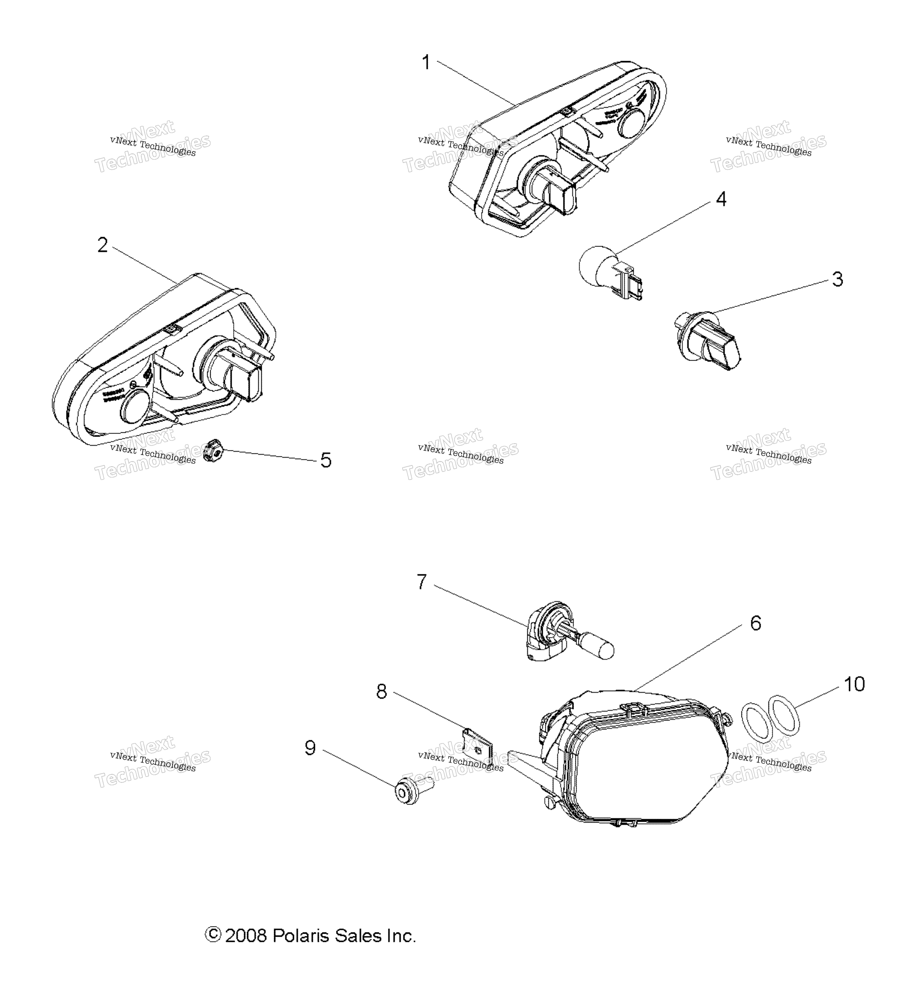 Electrical, Headlights, Taillights и Bulbs