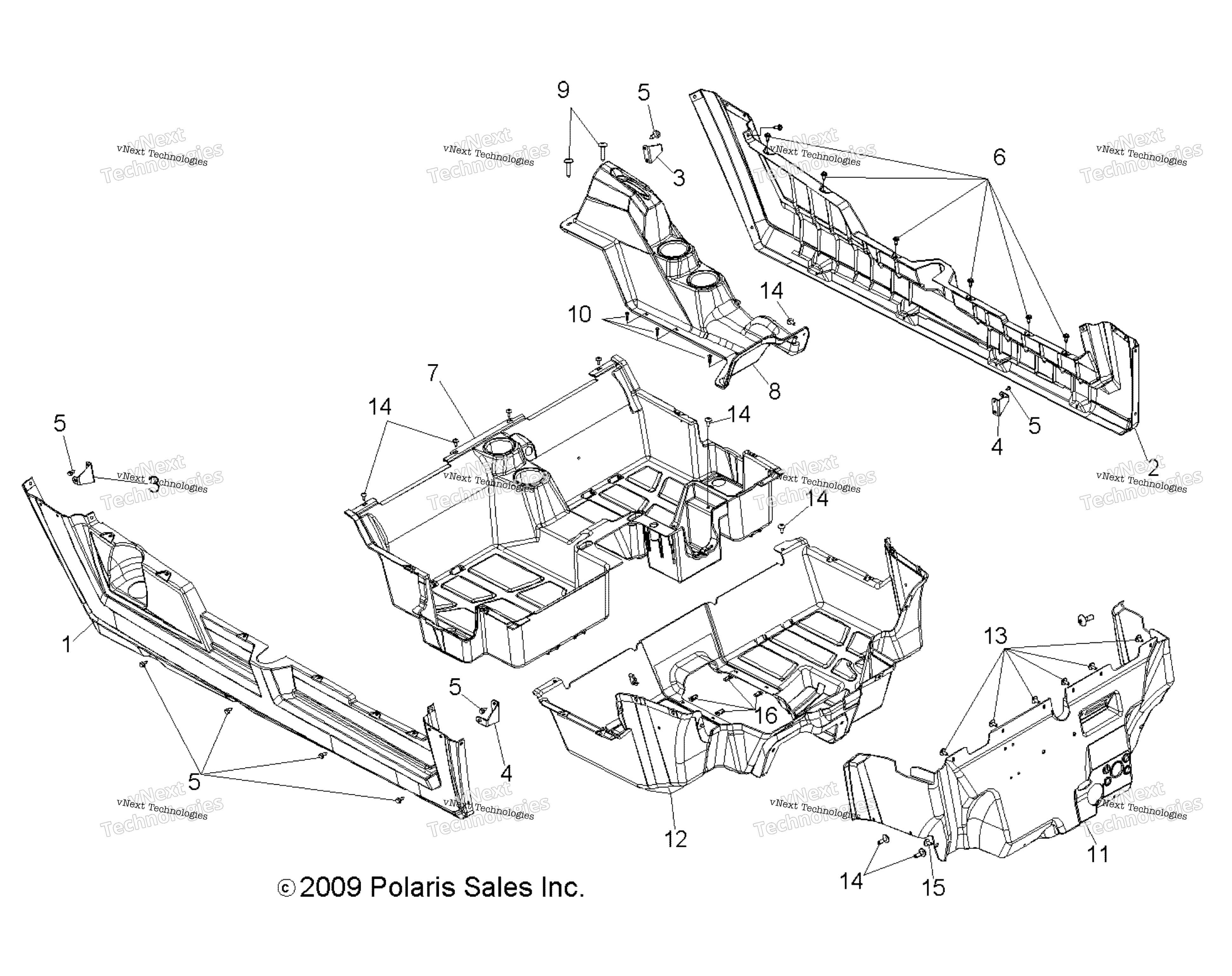 Body, Floor и Rocker Panels