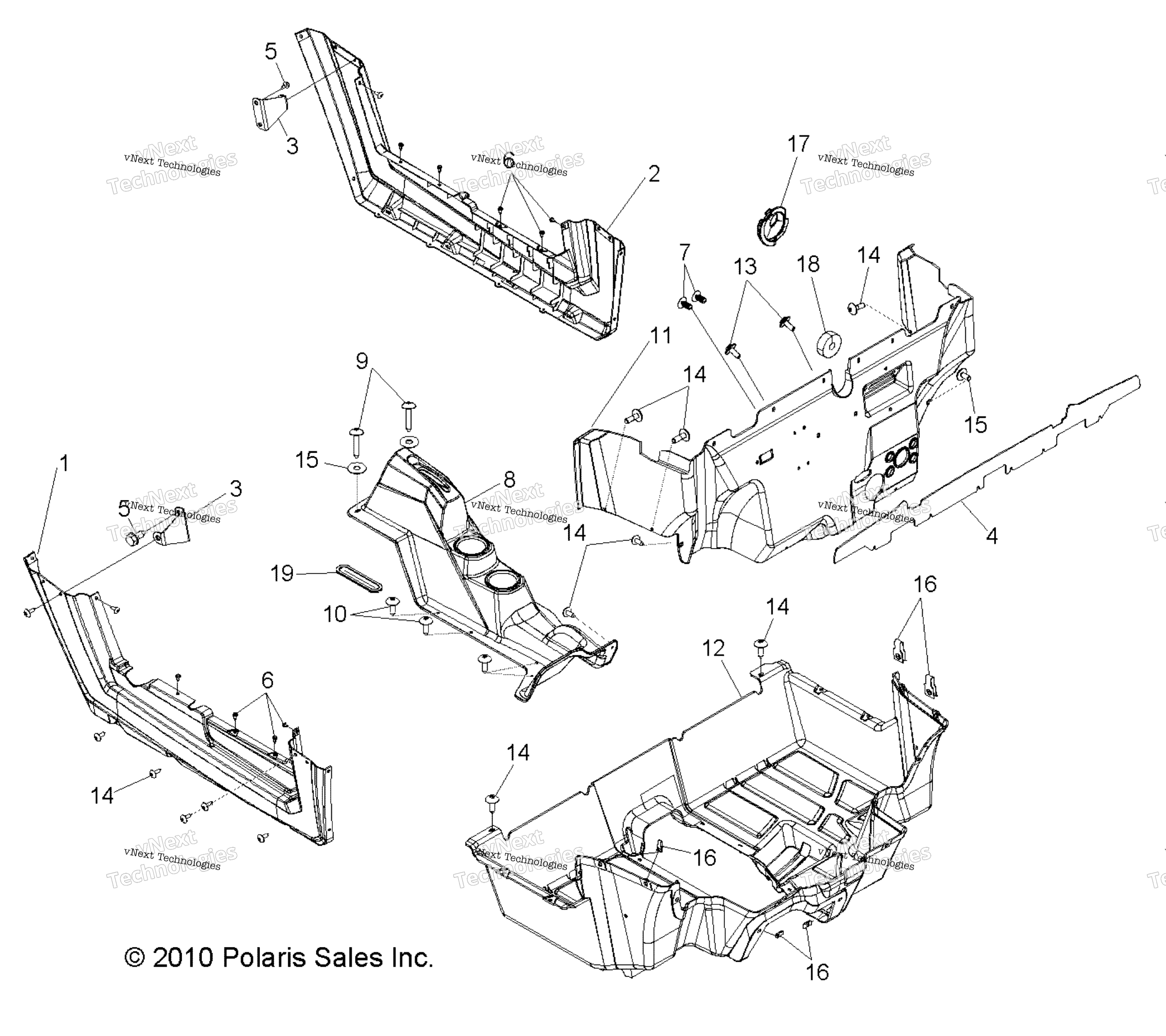 Body, Floor и Rocker Panels