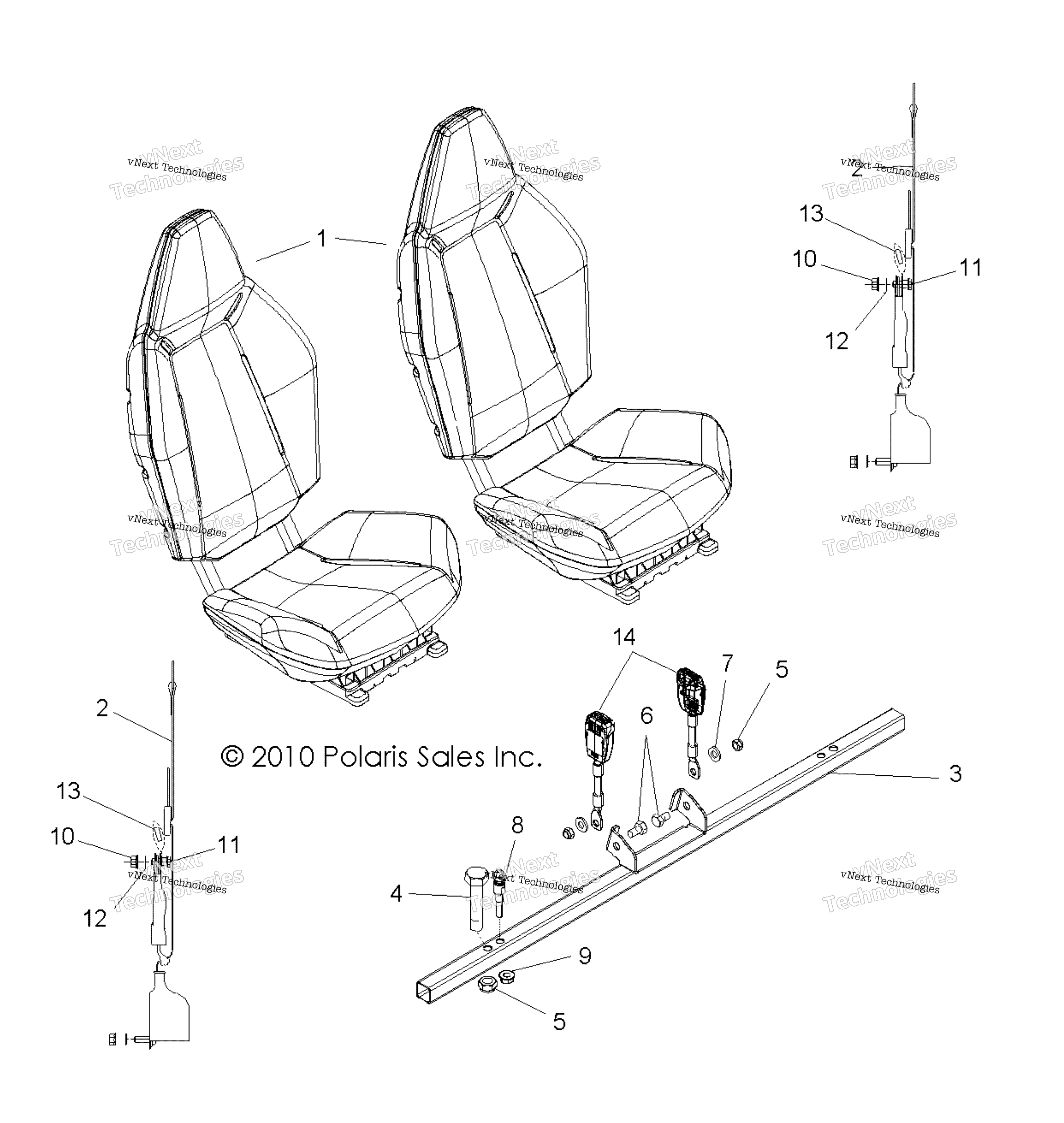 Кузов, сиденье Mounting & Belts All Options