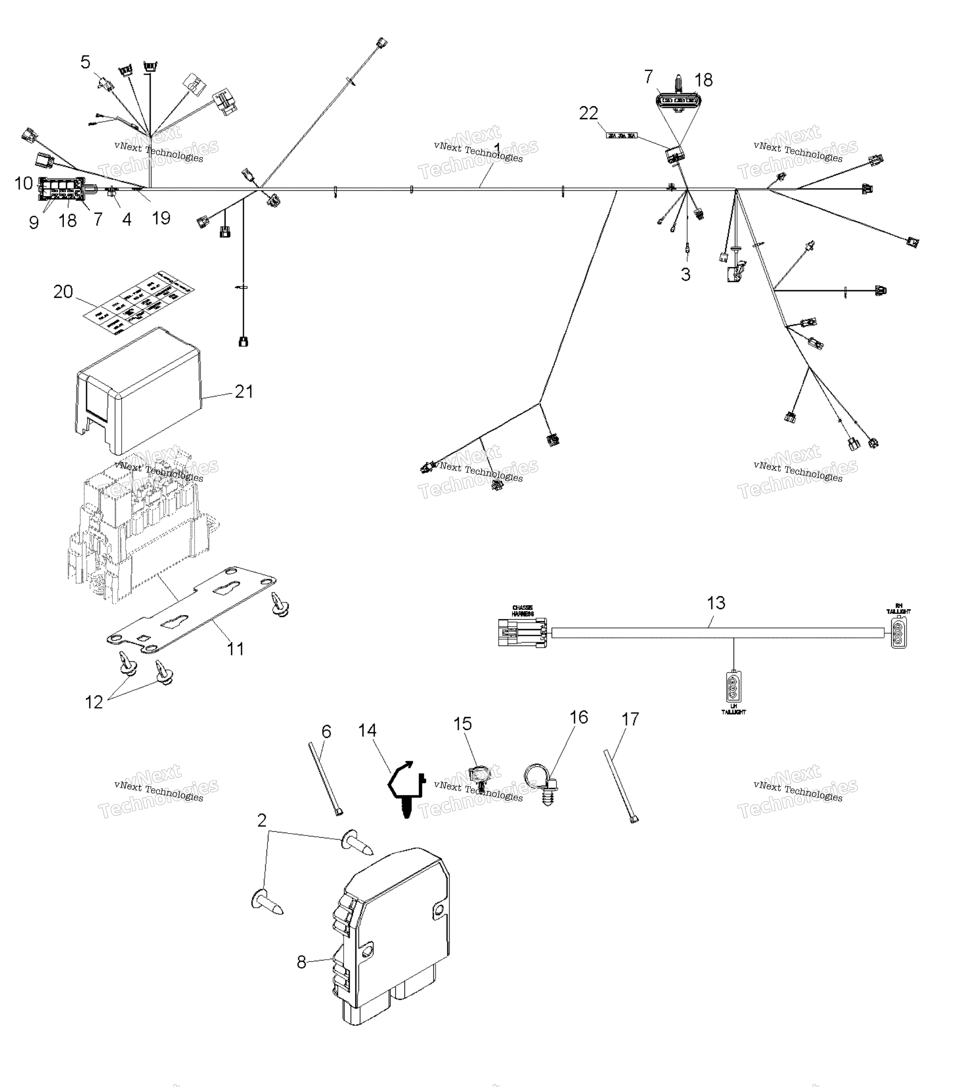 Electrical, провод Harness, Eps All Options