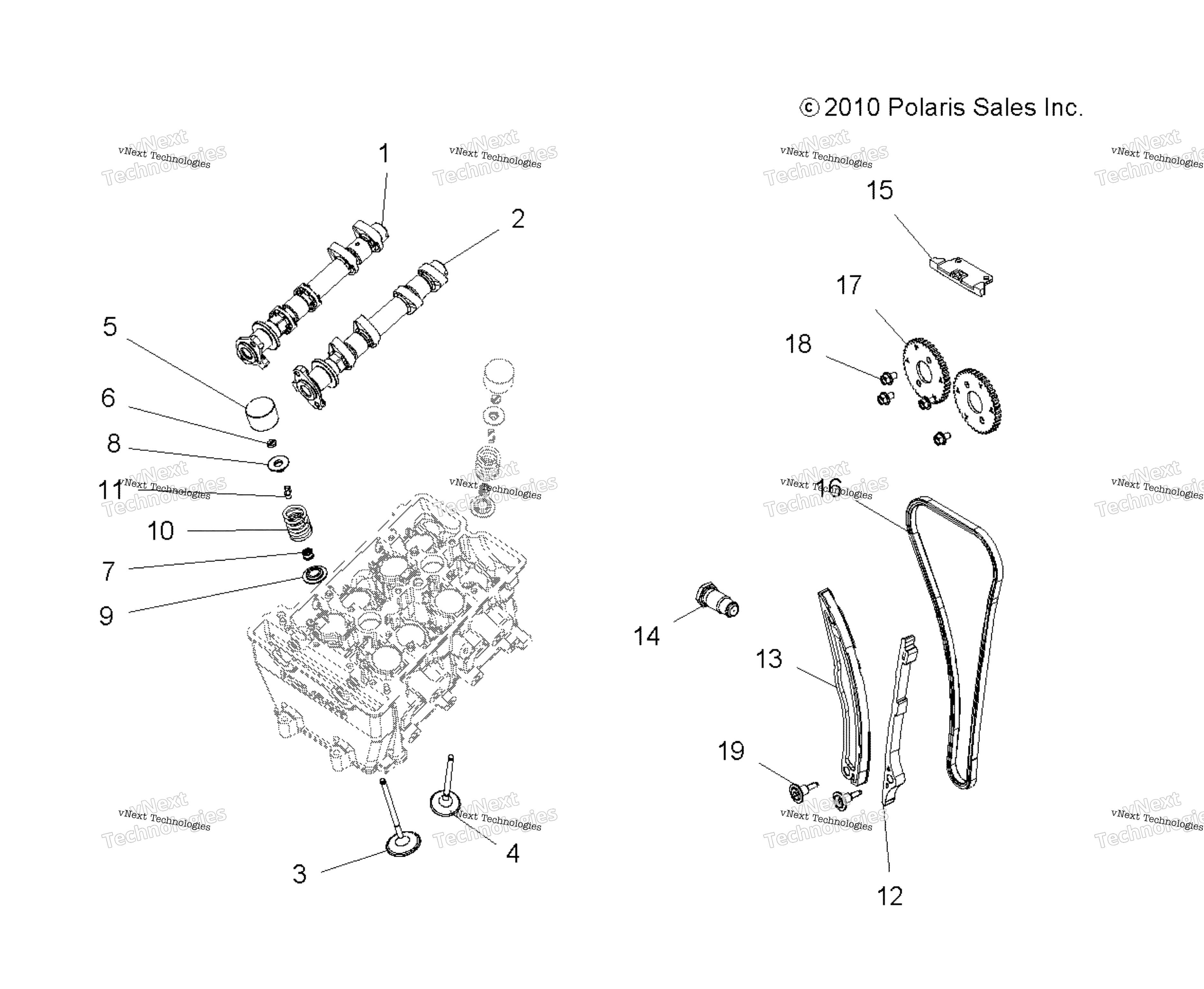 Engine, Valves & распредвалы