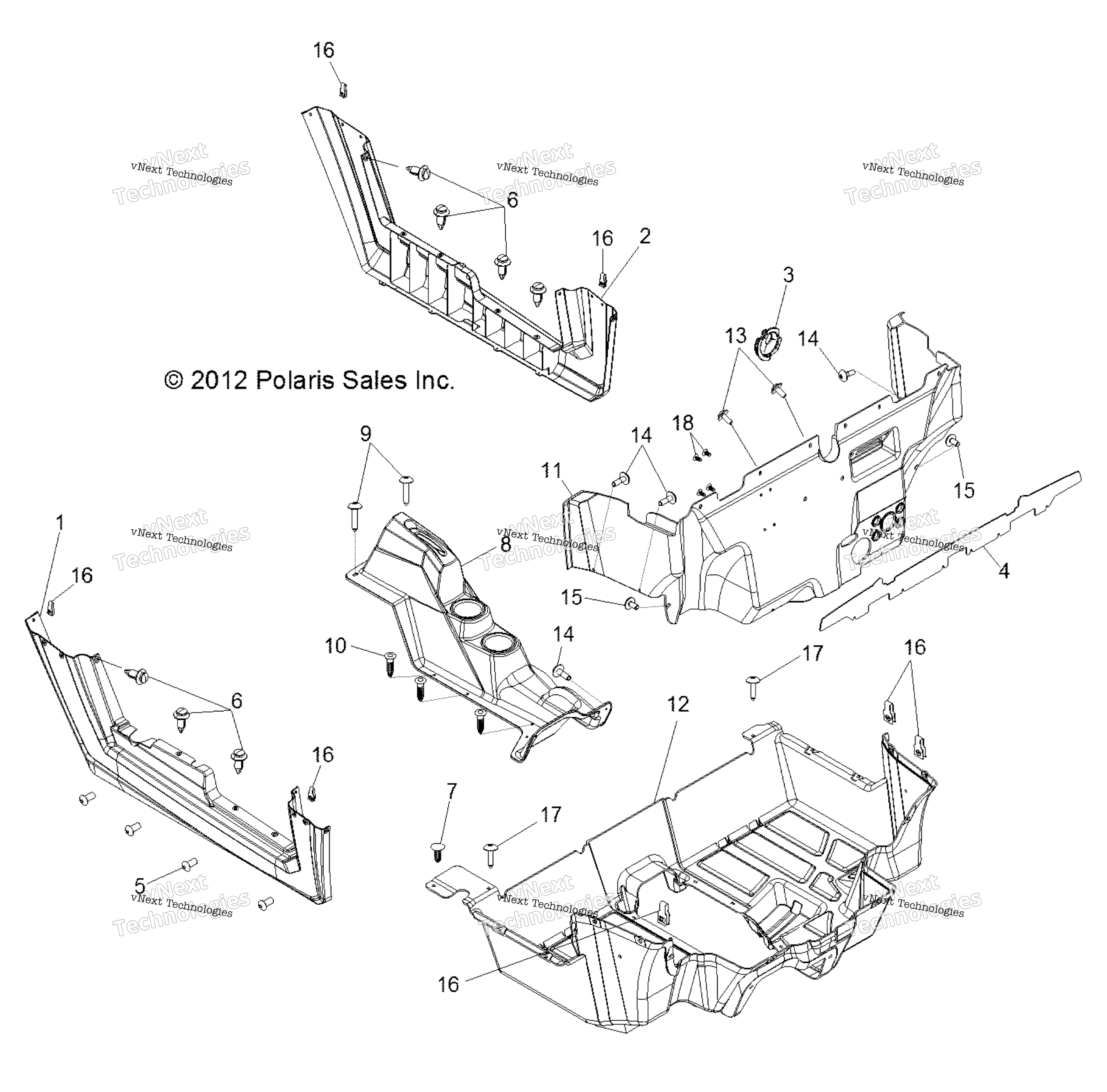 Body, Floor и Rocker Panels