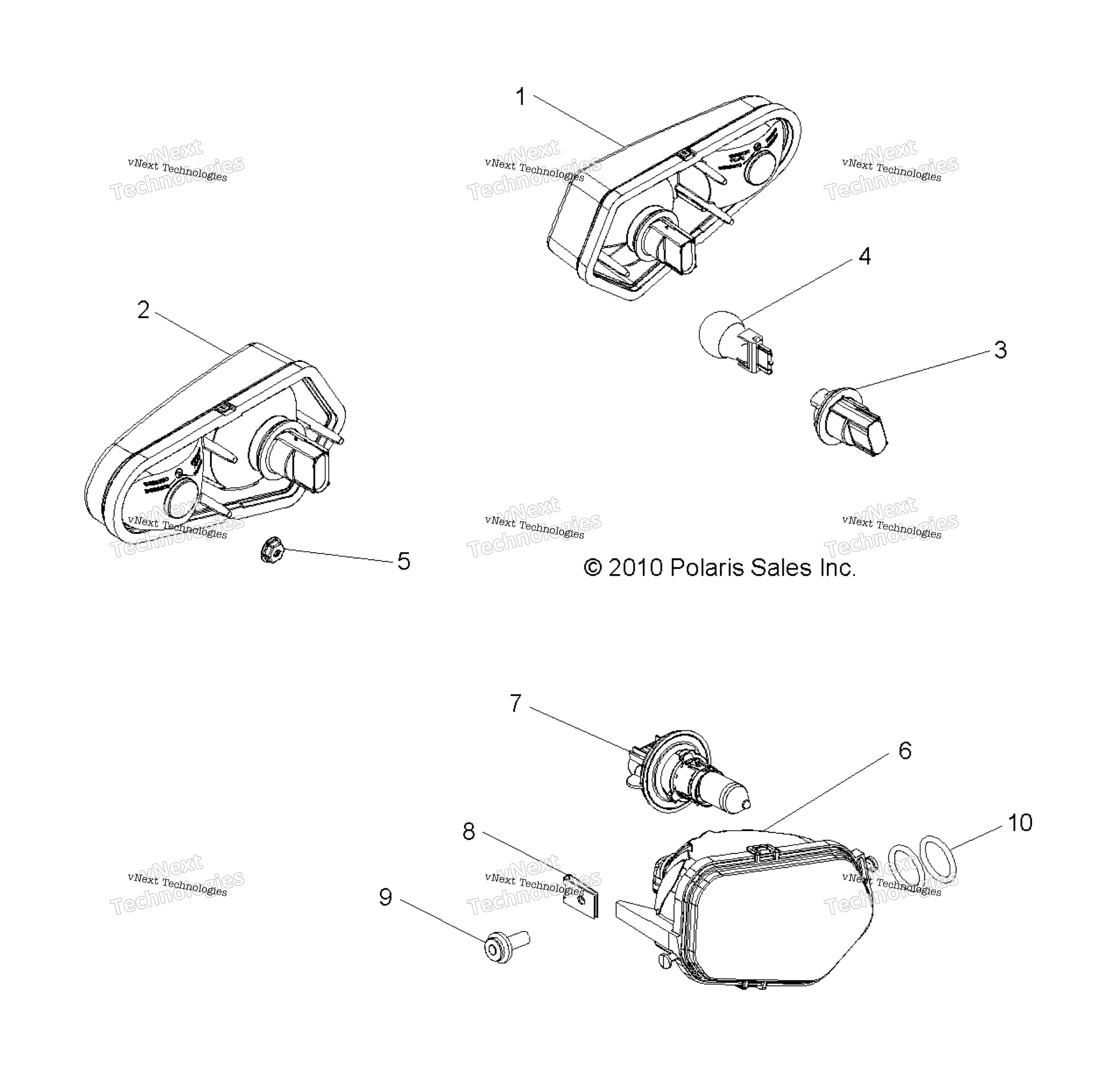 Electrical, Headlights, Taillights и Bulbs
