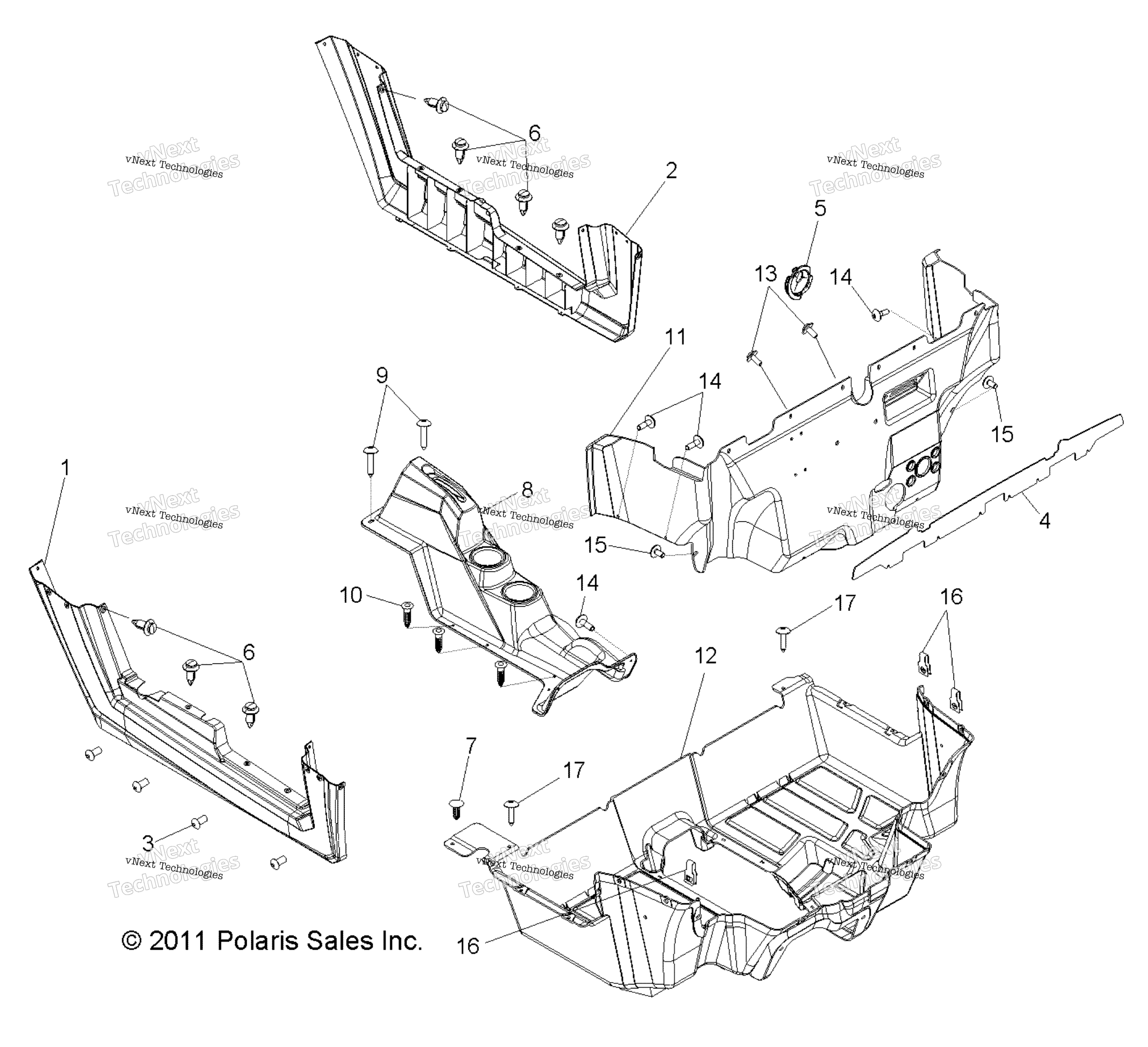 Body, Floor и Rocker Panels