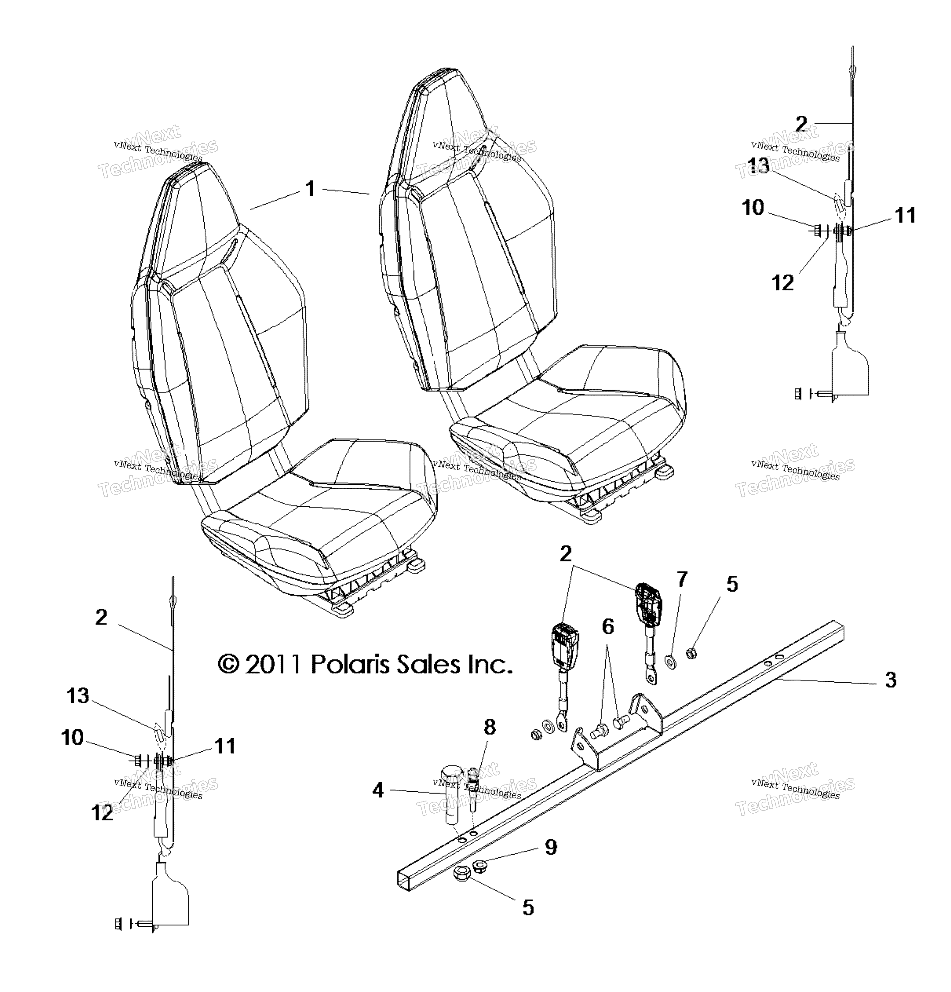 Кузов, сиденье Mounting & Belts