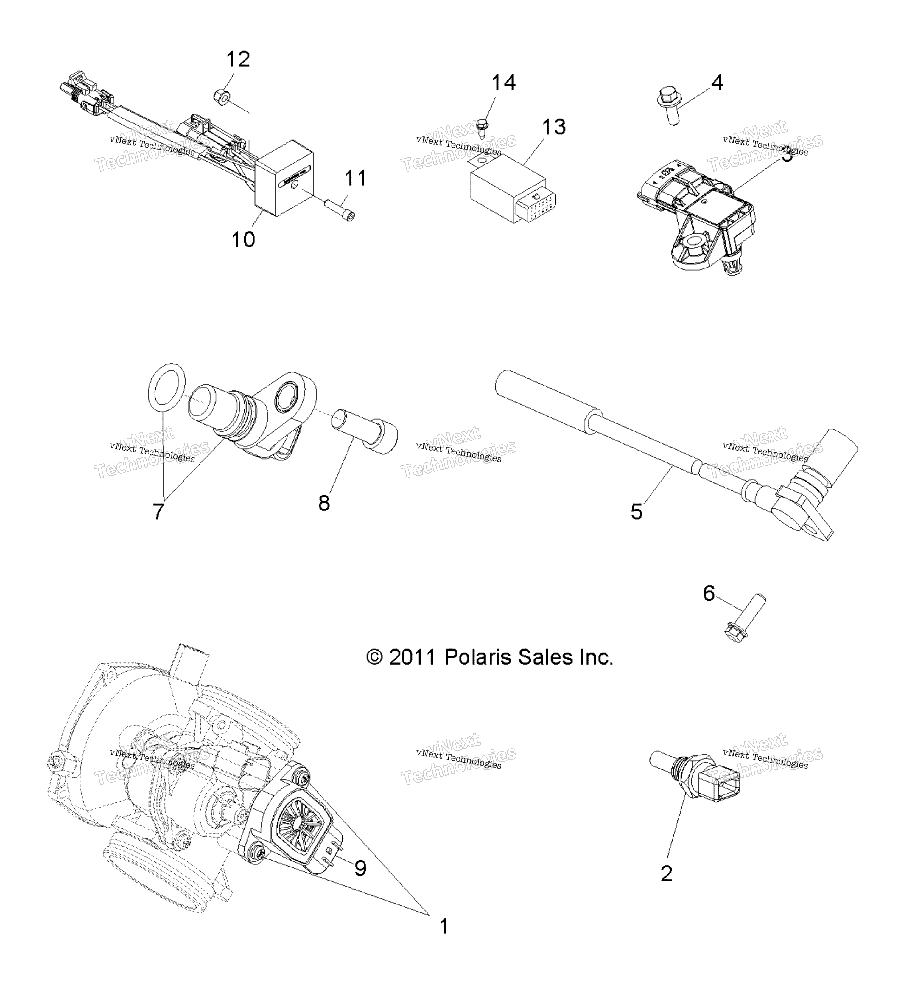 Electrical, Sensors & управление Modules R12vh57ad