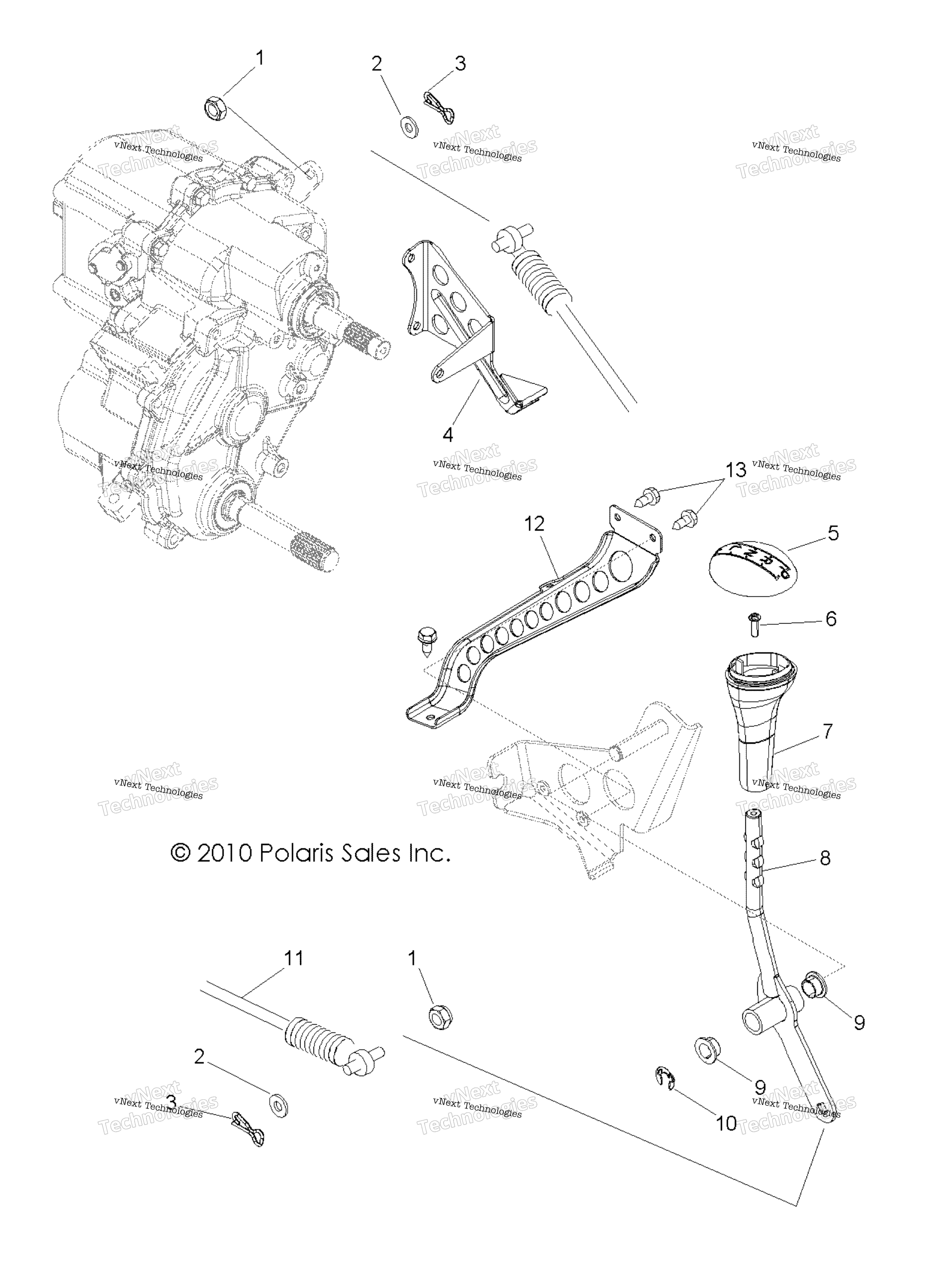 Привод Train, Gear Selector