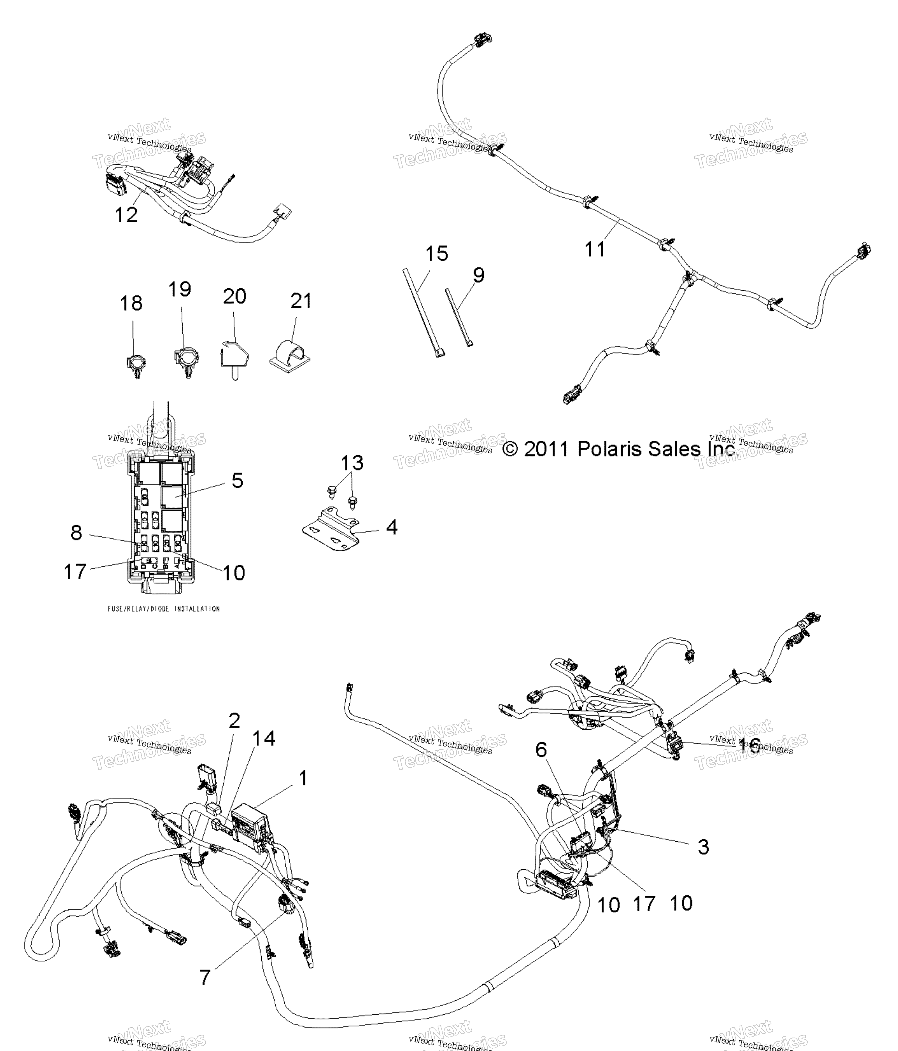 Electrical, провод Harnesses