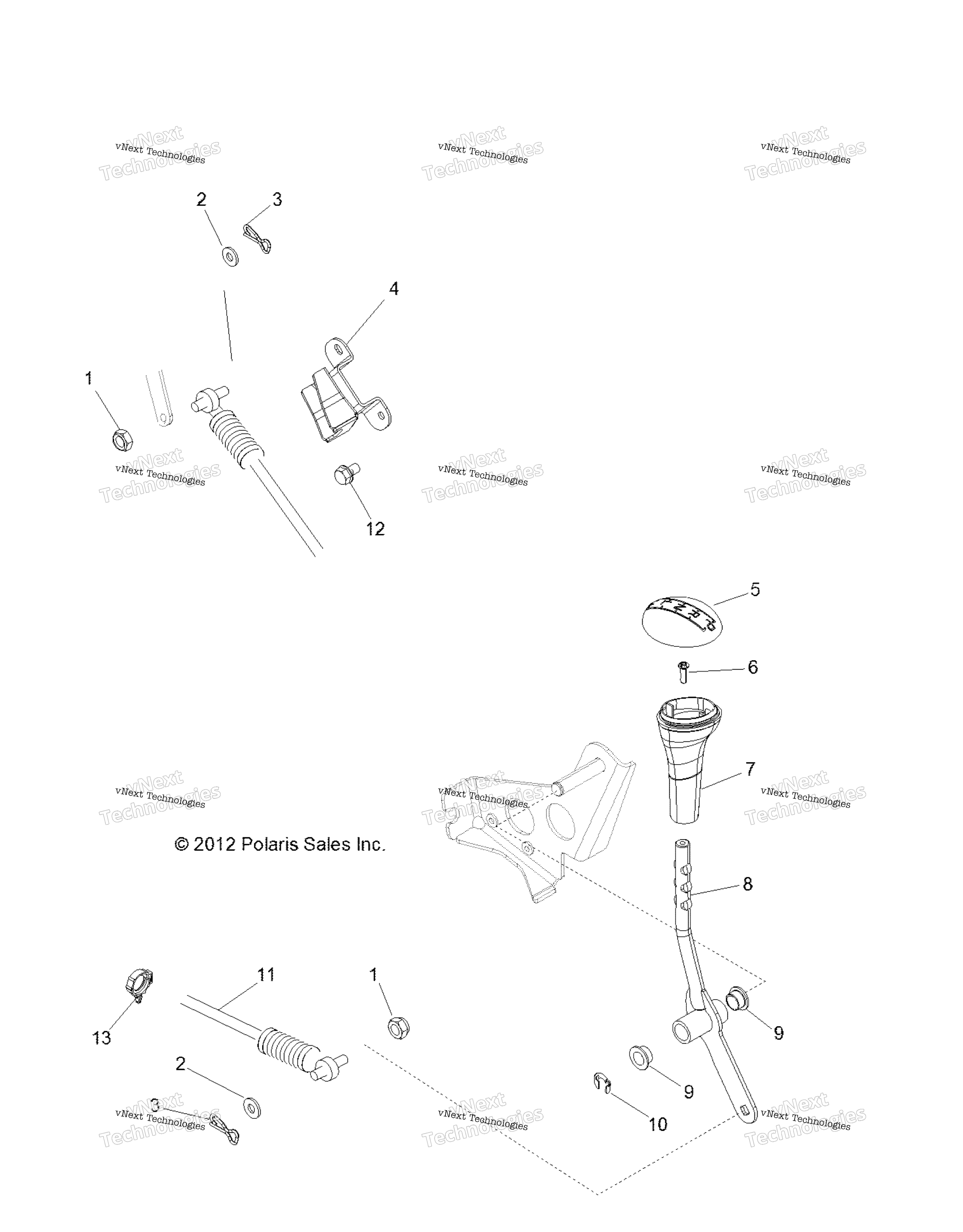 Привод Train, Gear Selector
