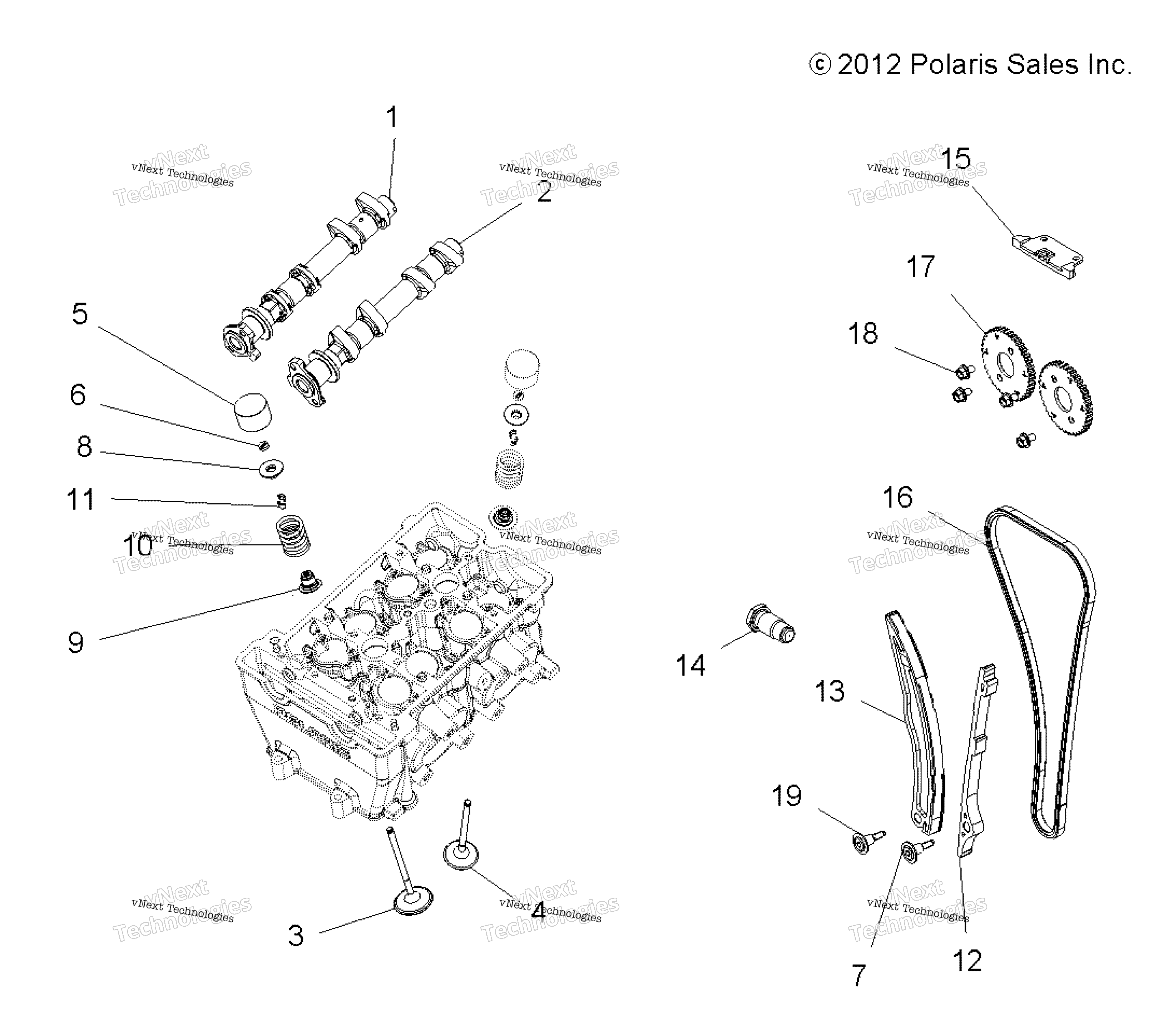 Engine, Valves & распредвалы