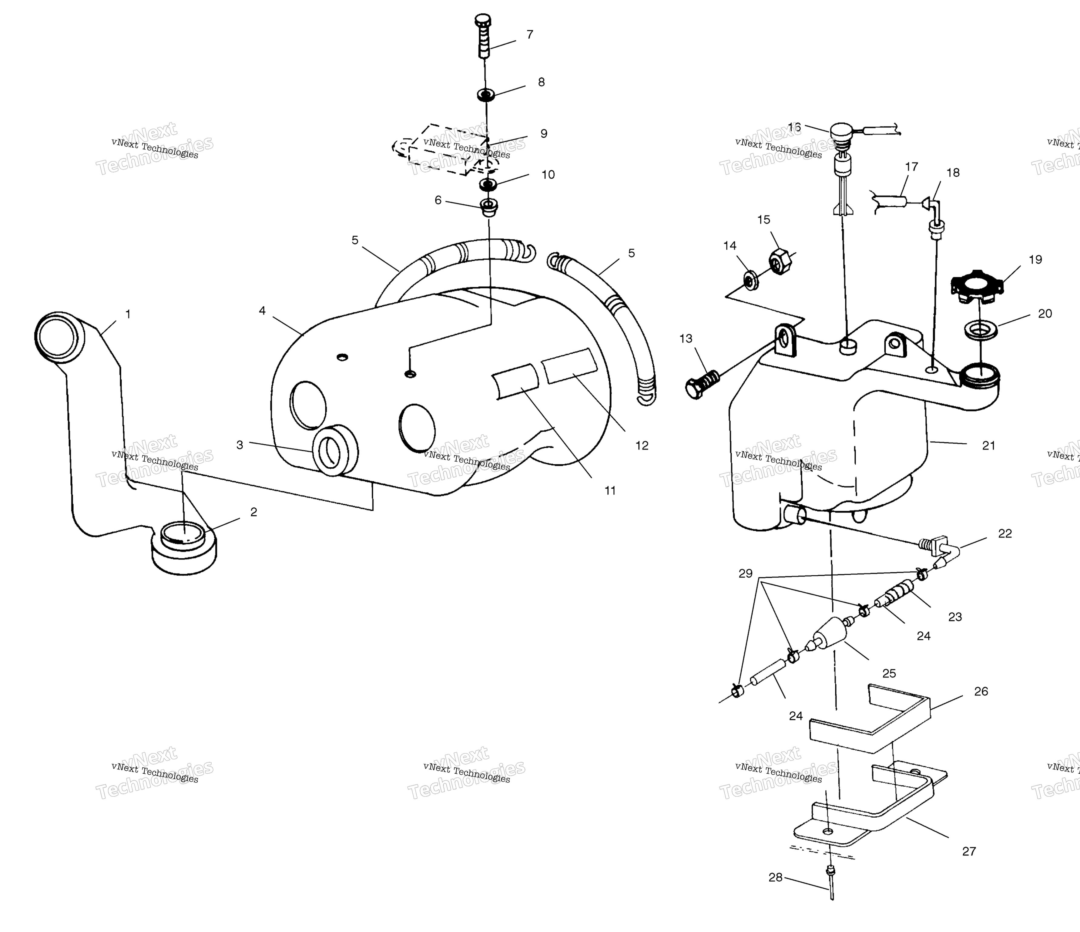 масляный Tank / Air Box