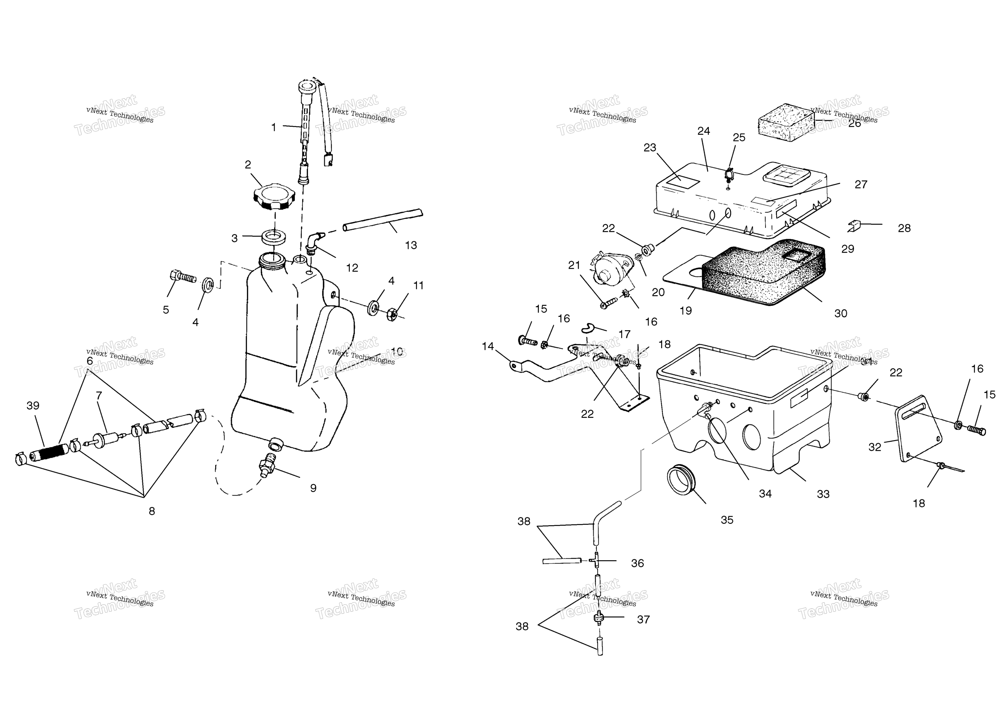 масляный Tank / Air Box